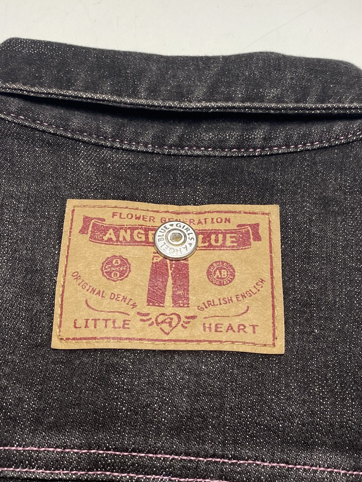 Angel Blue 1990s Angel Blue - Mini Patch Denim Jacket Size US M / EU 48-50 / 2 - 11 Thumbnail