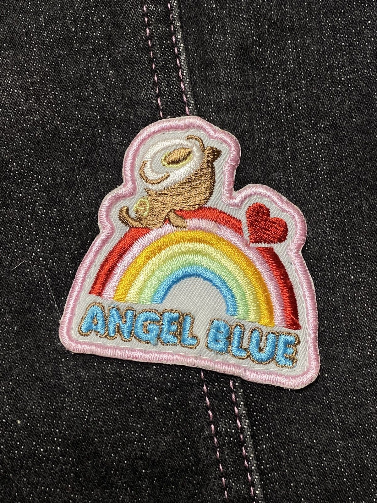 Angel Blue 1990s Angel Blue - Mini Patch Denim Jacket Size US M / EU 48-50 / 2 - 10 Thumbnail