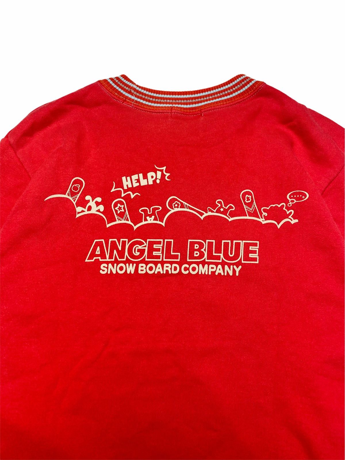 Angel Blue 1990s Angel Blue - Snow Board Company Crewneck Size US S / EU 44-46 / 1 - 6 Thumbnail