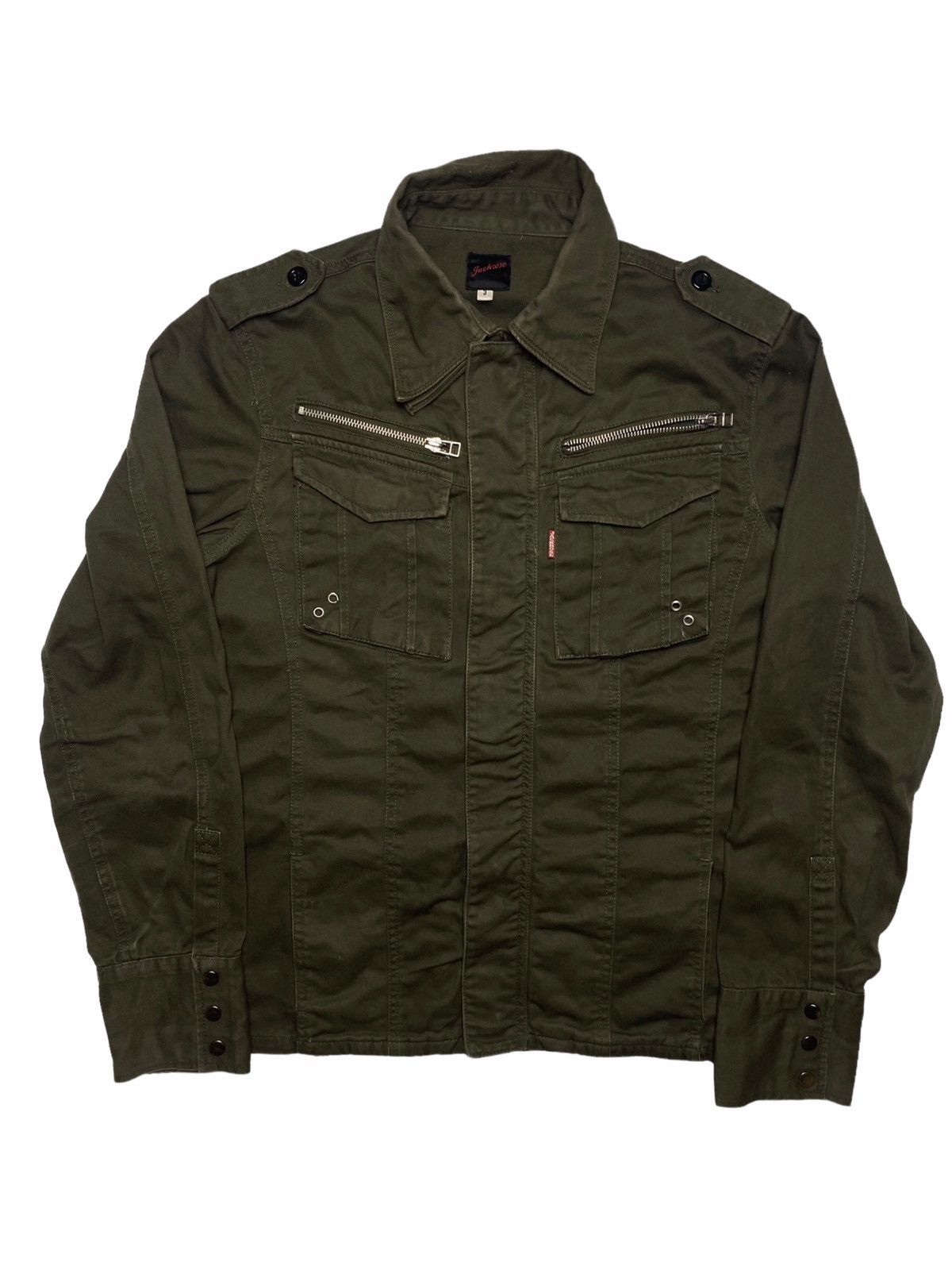 Japanese Brand 2000s Jackrose - Zip Work Jacket Size US M / EU 48-50 / 2 - 4 Thumbnail