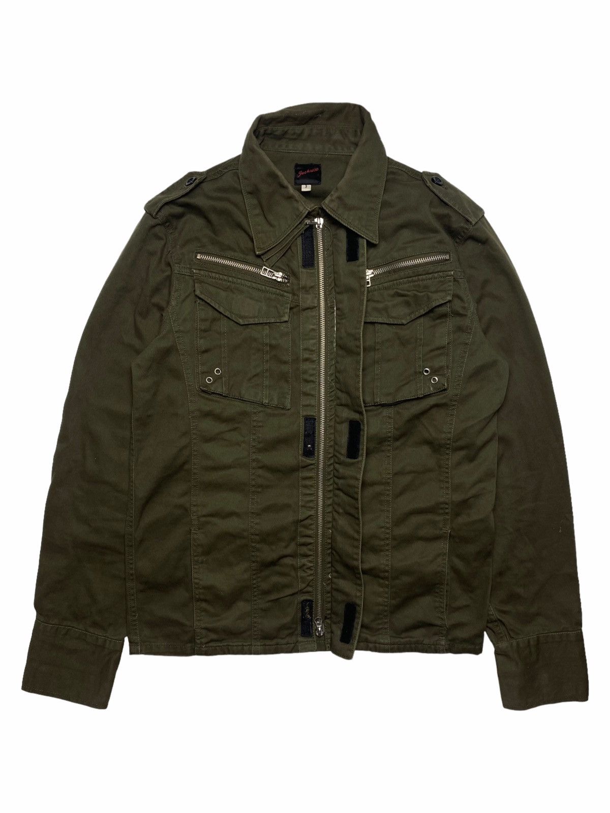 Japanese Brand 2000s Jackrose - Zip Work Jacket Size US M / EU 48-50 / 2 - 3 Thumbnail