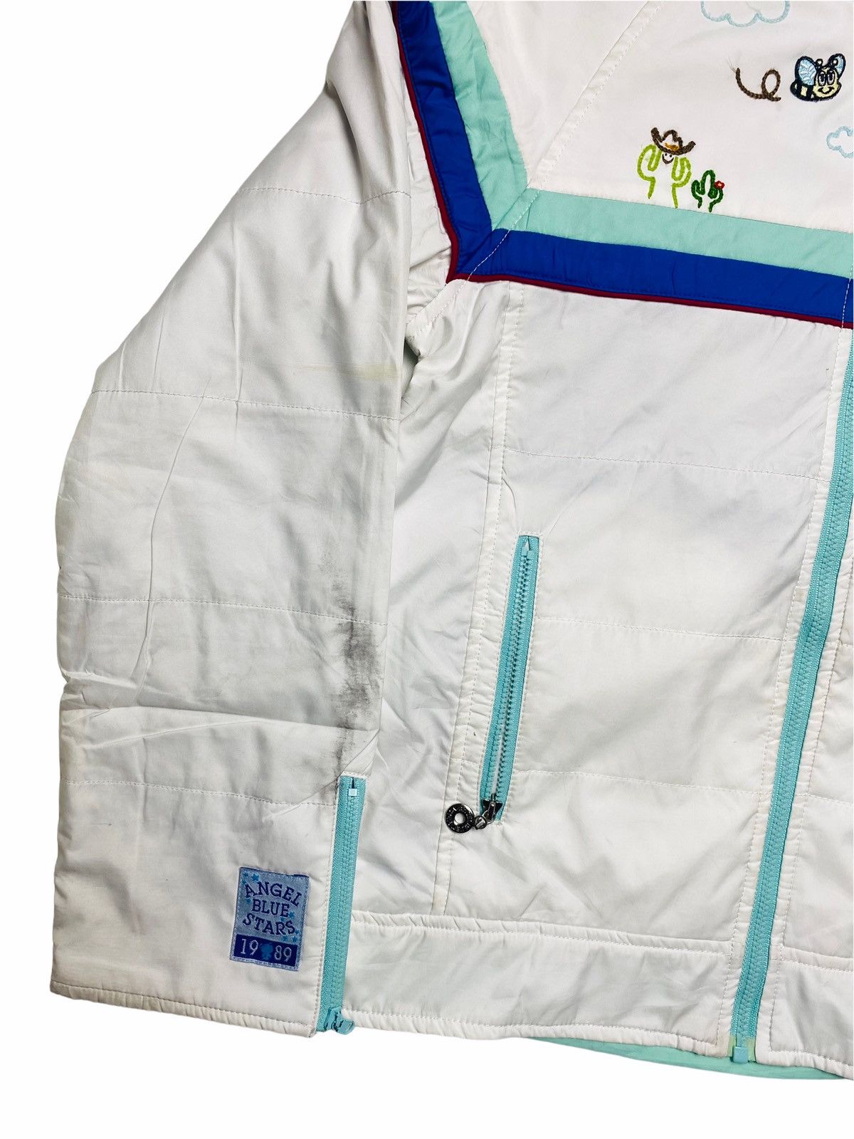 Angel Blue 1990s Angel Blue - Astro Bike Jacket Size US M / EU 48-50 / 2 - 4 Thumbnail
