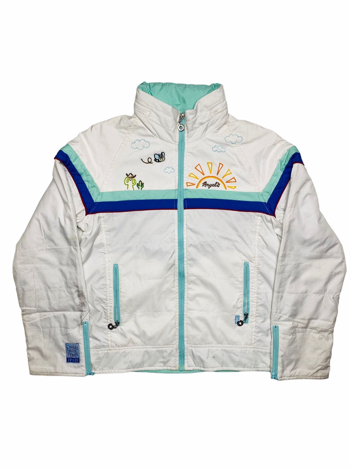 Angel Blue 1990s Angel Blue - Astro Bike Jacket Size US M / EU 48-50 / 2 - 2 Thumbnail