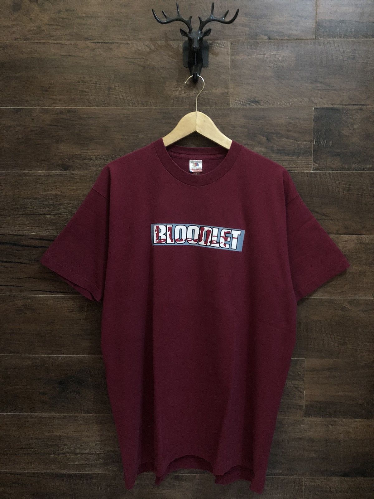 Band Tees × Vintage Vintage Bloodlet Overkill Siksika Mid 90s Overkill Records Size US XL / EU 56 / 4 - 1 Thumbnail
