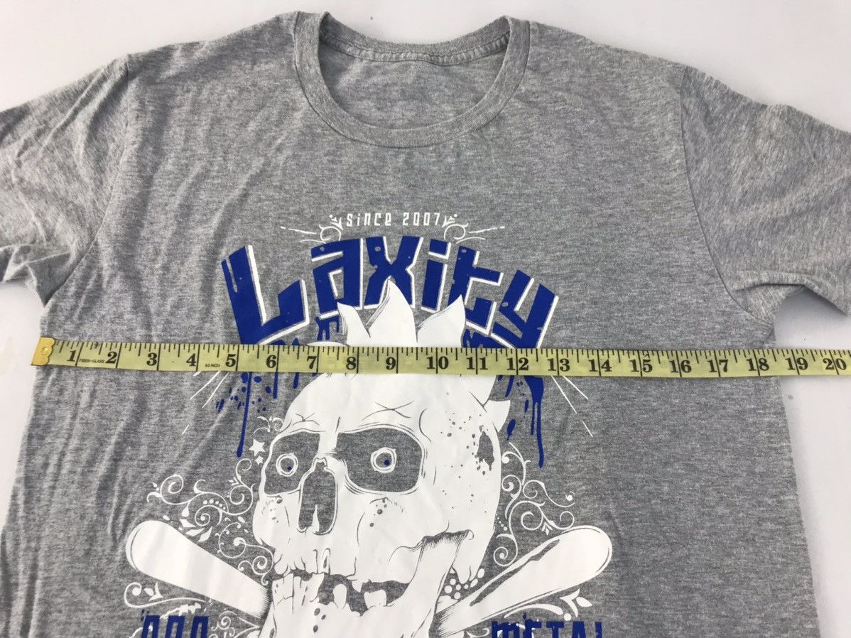 Japanese Brand Vintage Laxity Pop Metal 2007 Skull by Daluc Japan K1190j Size US S / EU 44-46 / 1 - 9 Thumbnail