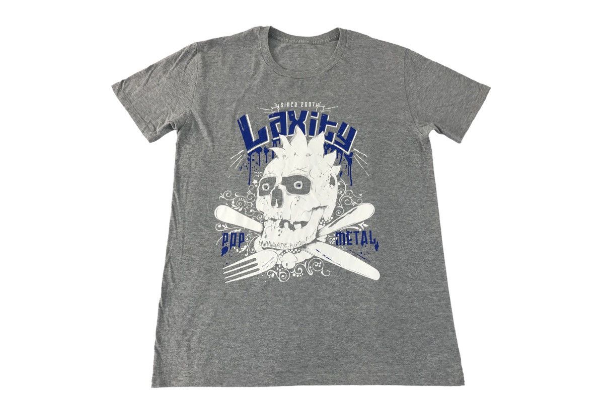Japanese Brand Vintage Laxity Pop Metal 2007 Skull by Daluc Japan K1190j Size US S / EU 44-46 / 1 - 1 Thumbnail