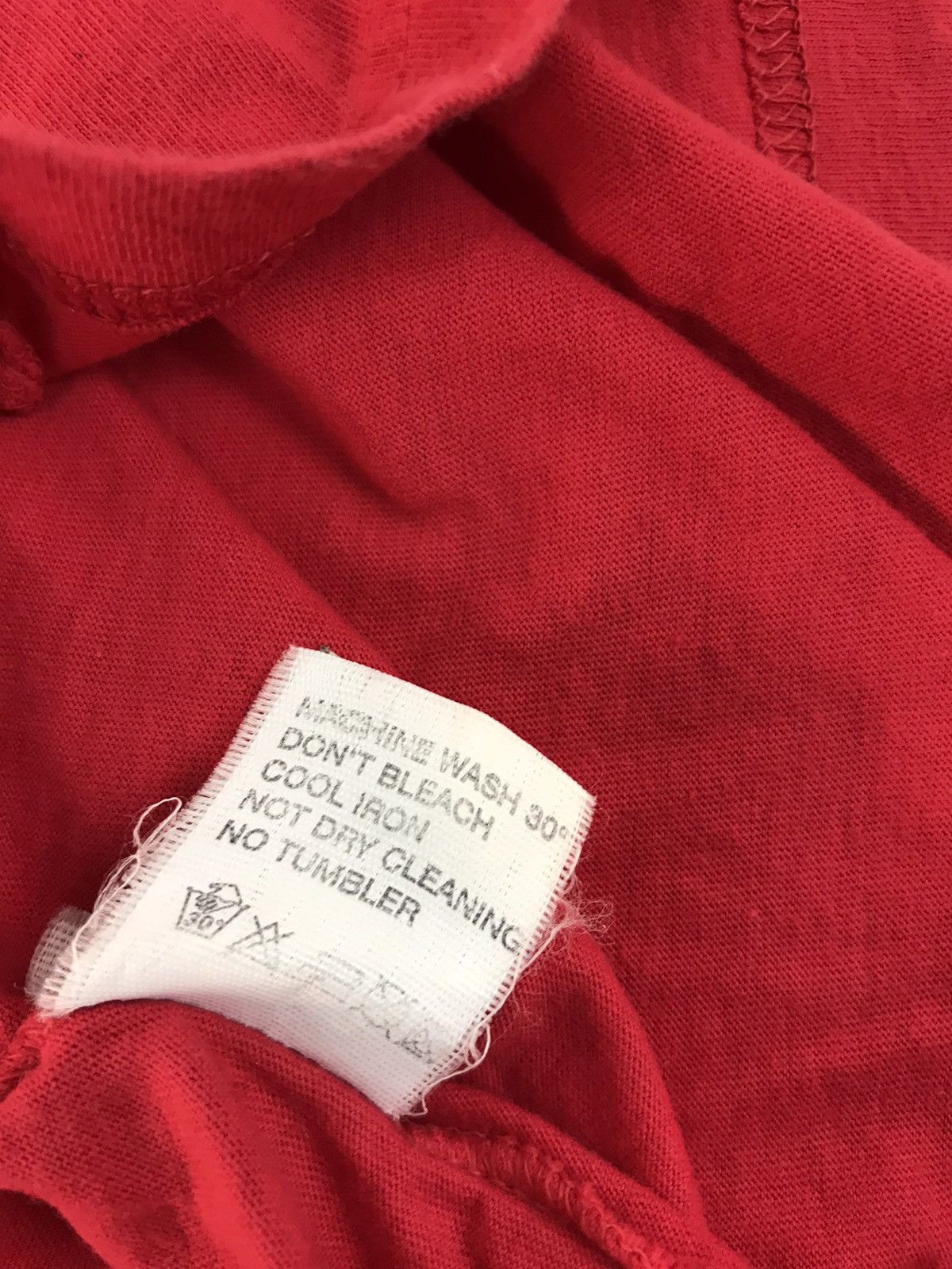 Trussardi × Vintage Vintage Trussardi Made in Italy Side Tape Tee K1192j Size US M / EU 48-50 / 2 - 7 Thumbnail