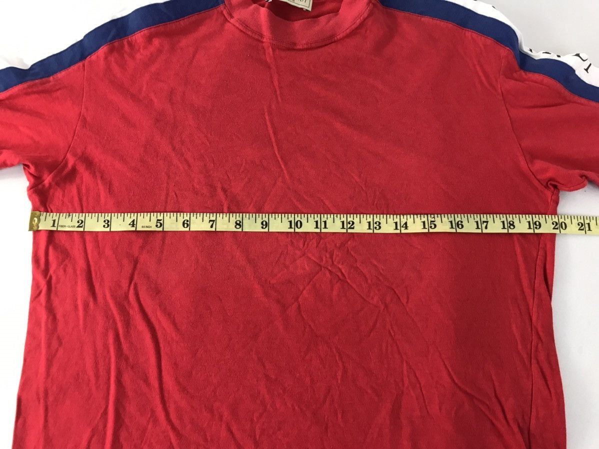 Trussardi × Vintage Vintage Trussardi Made in Italy Side Tape Tee K1192j Size US M / EU 48-50 / 2 - 9 Thumbnail