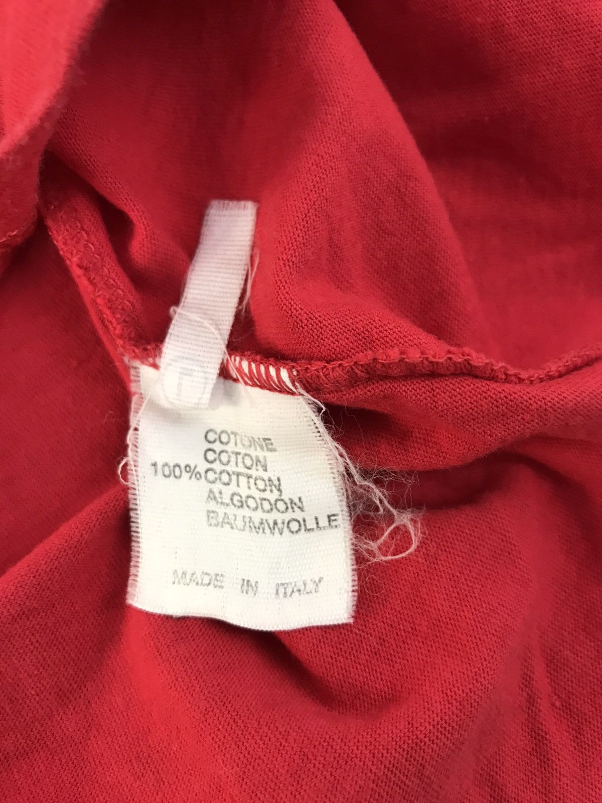 Trussardi × Vintage Vintage Trussardi Made in Italy Side Tape Tee K1192j Size US M / EU 48-50 / 2 - 6 Thumbnail
