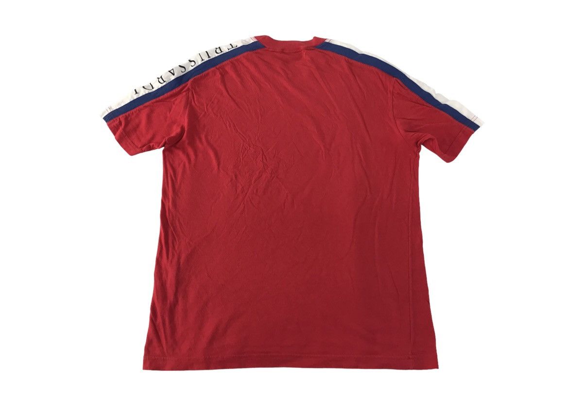 Trussardi × Vintage Vintage Trussardi Made in Italy Side Tape Tee K1192j Size US M / EU 48-50 / 2 - 8 Thumbnail