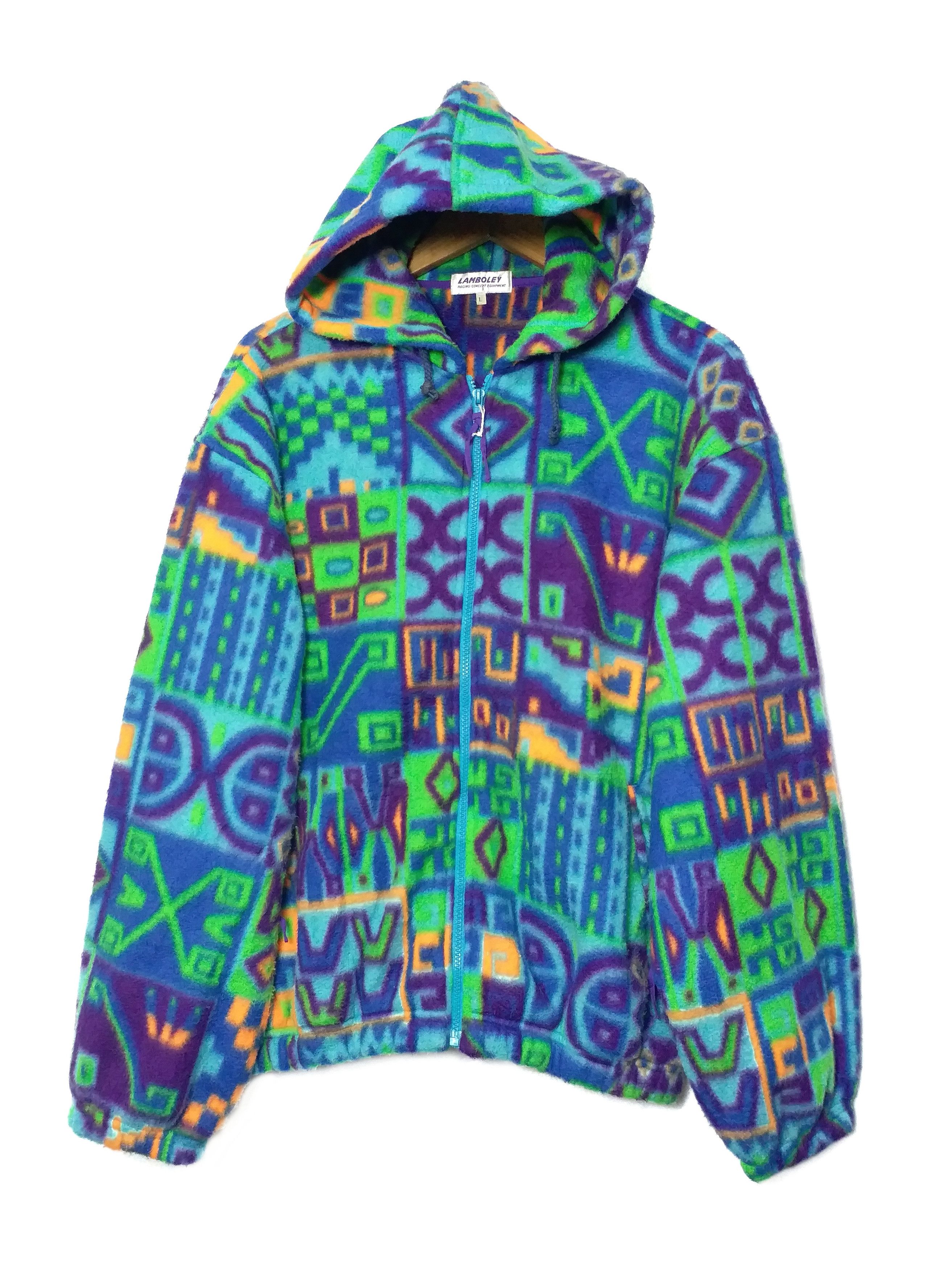 Japanese Brand ✅BINDING OFFER❌ Neon Striking Hybrid Fleece SUNSURF Size US L / EU 52-54 / 3 - 4 Thumbnail