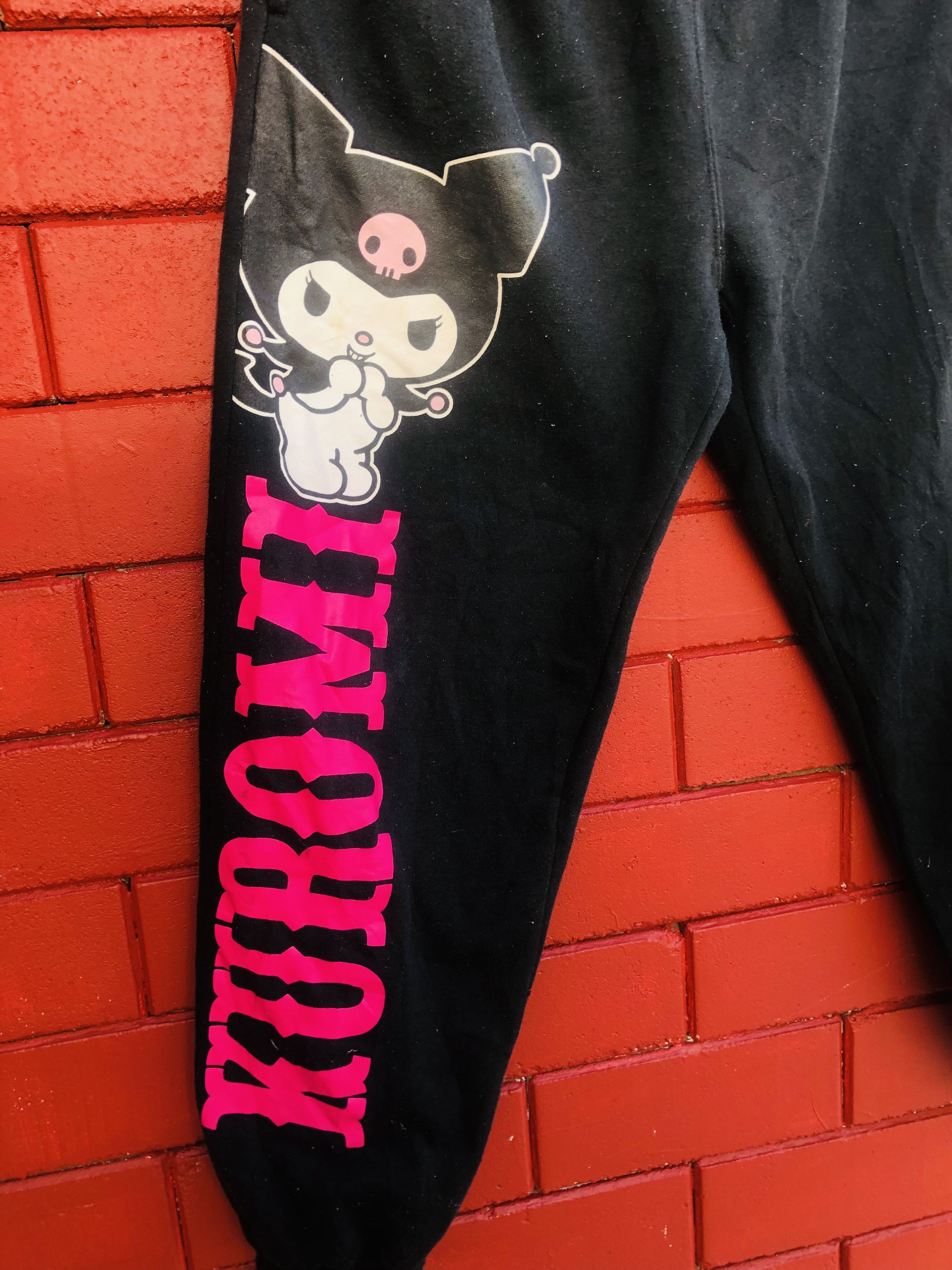 Japanese Brand × Vintage Kuromi Japanese Cartoon Famous Fashion Style Sweatpant Size US 33 - 3 Thumbnail