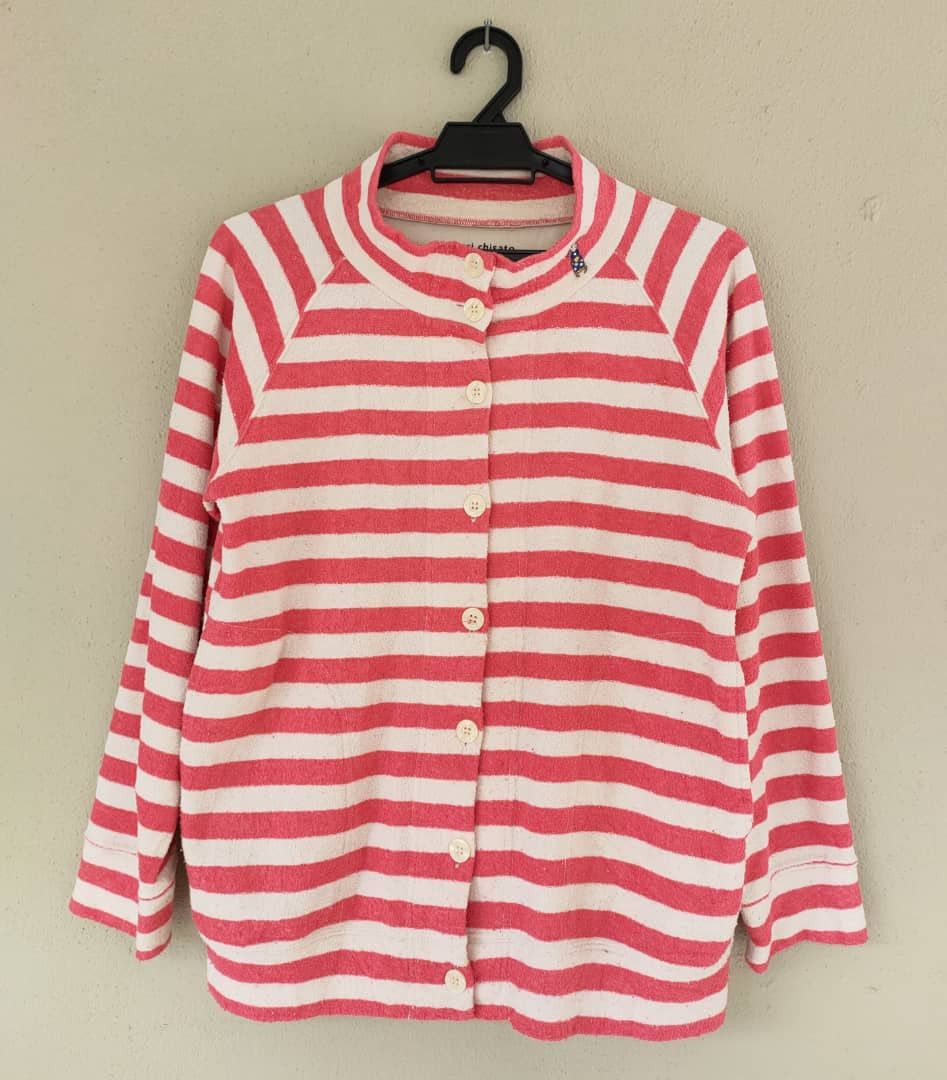 Tsumori Chisato Tsumori Chisato Stripes Fleece Sweater Size M / US 6-8 / IT 42-44 - 1 Thumbnail