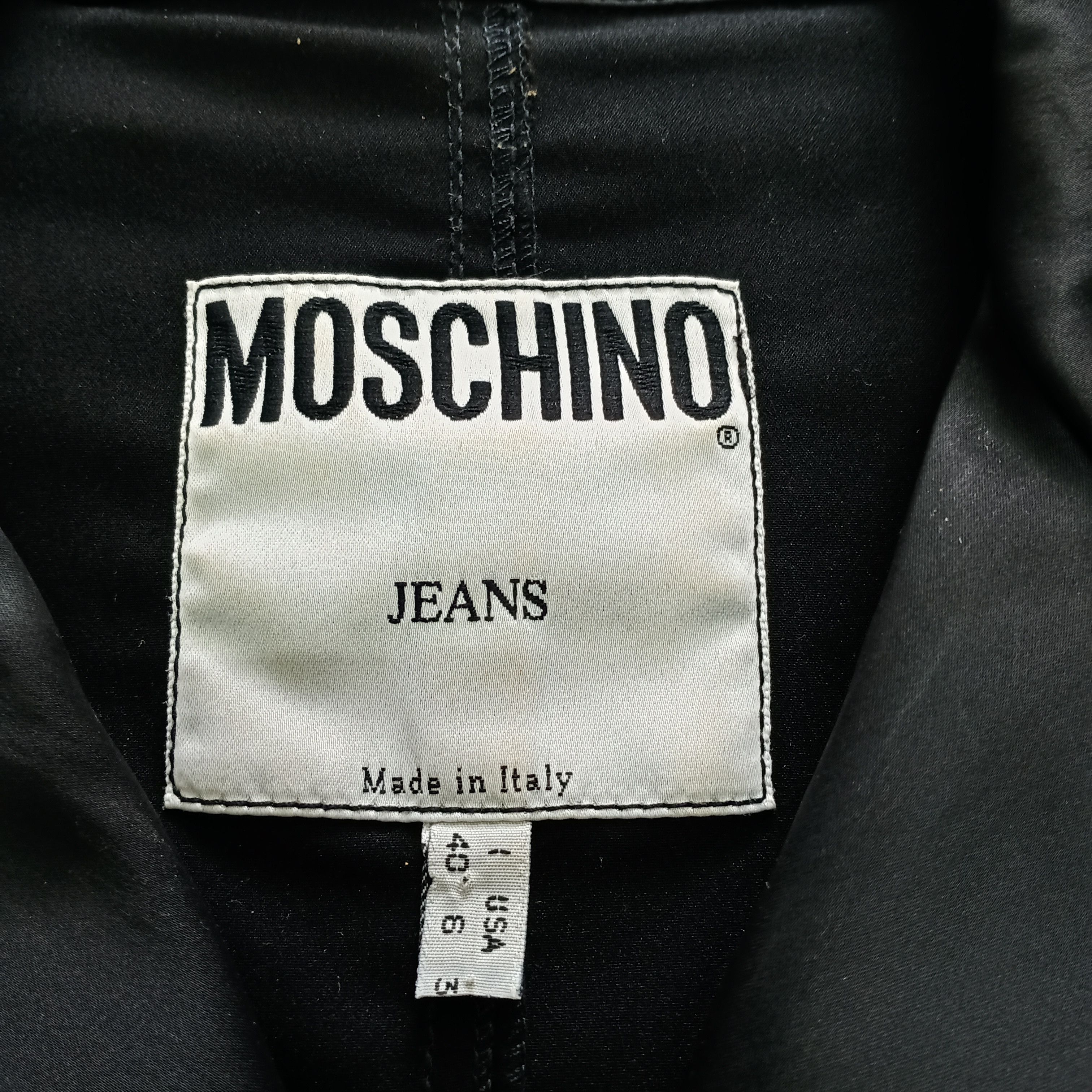 Designer × Moschino 🔥STEAL🔥Very Rare Moschino Black Avant Garde Jacket Size M / US 6-8 / IT 42-44 - 6 Thumbnail
