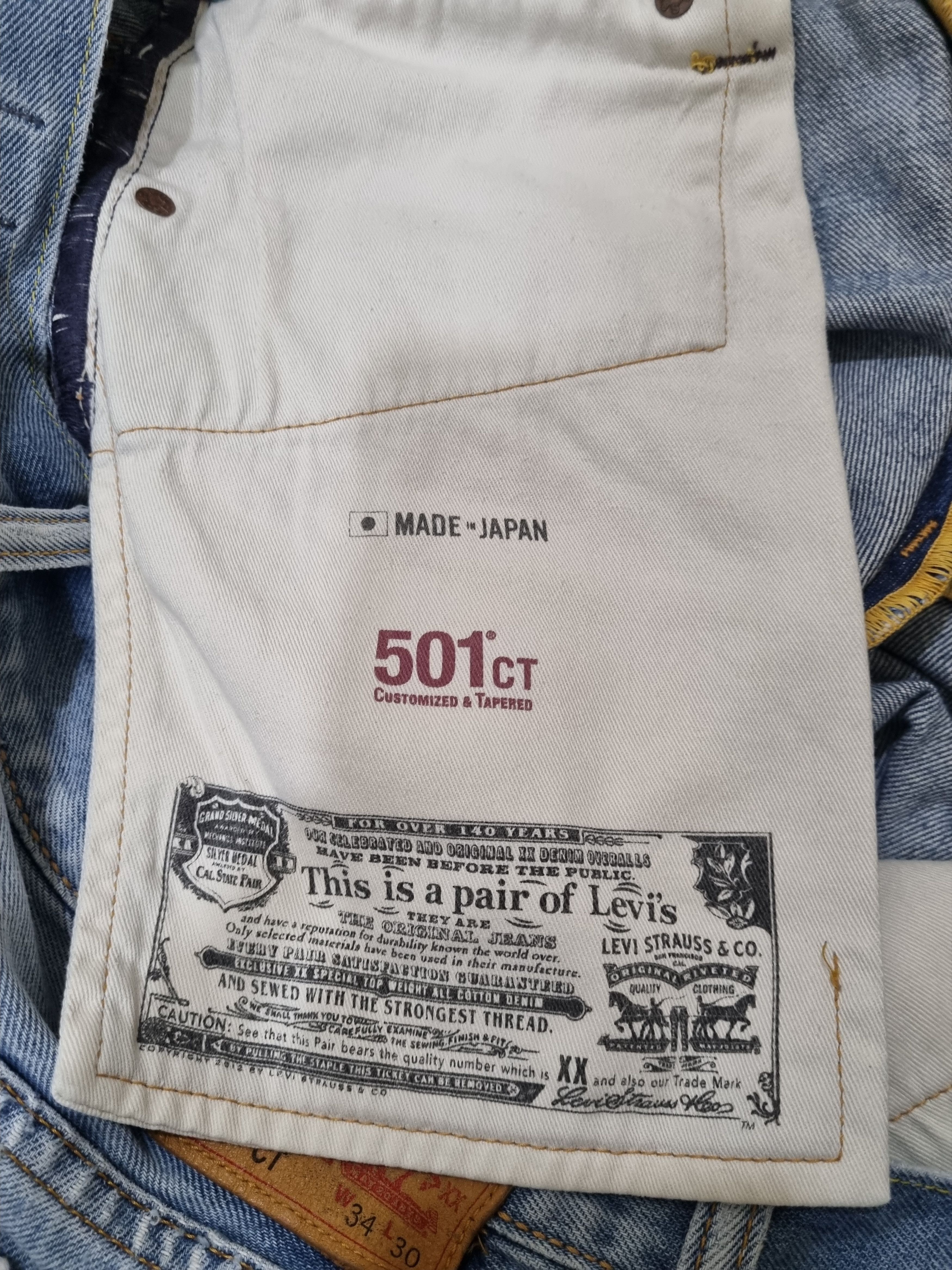 Levi's Levi's 501 CT Distressed x Streetwear Size US 34 / EU 50 - 15 Thumbnail