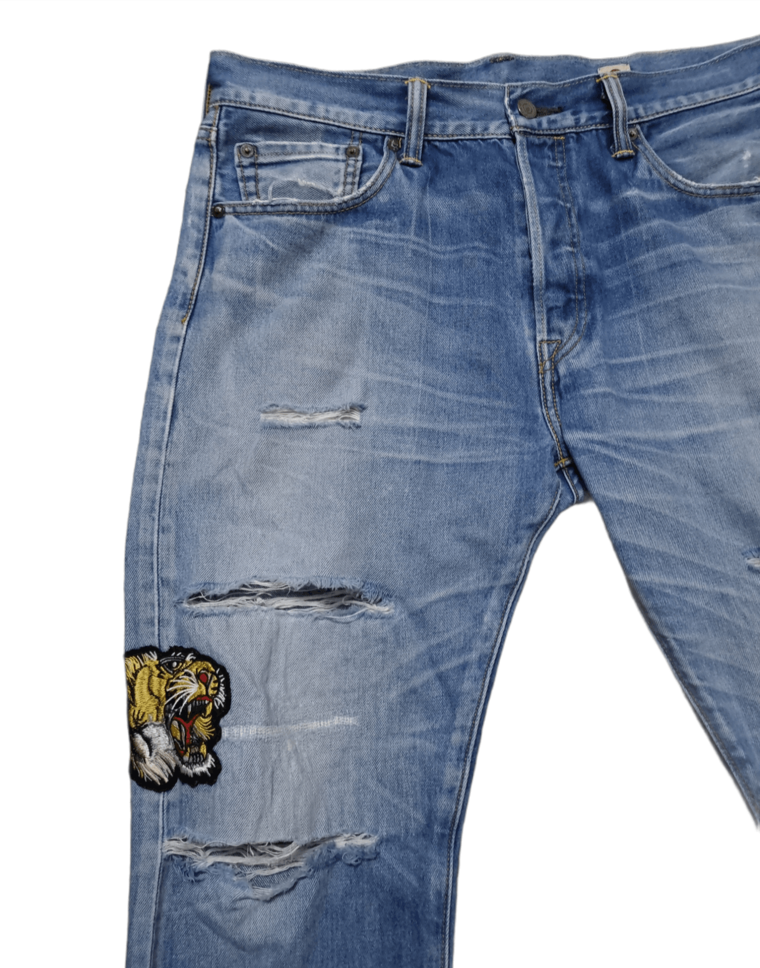 Levi's Levi's 501 CT Distressed x Streetwear Size US 34 / EU 50 - 4 Thumbnail