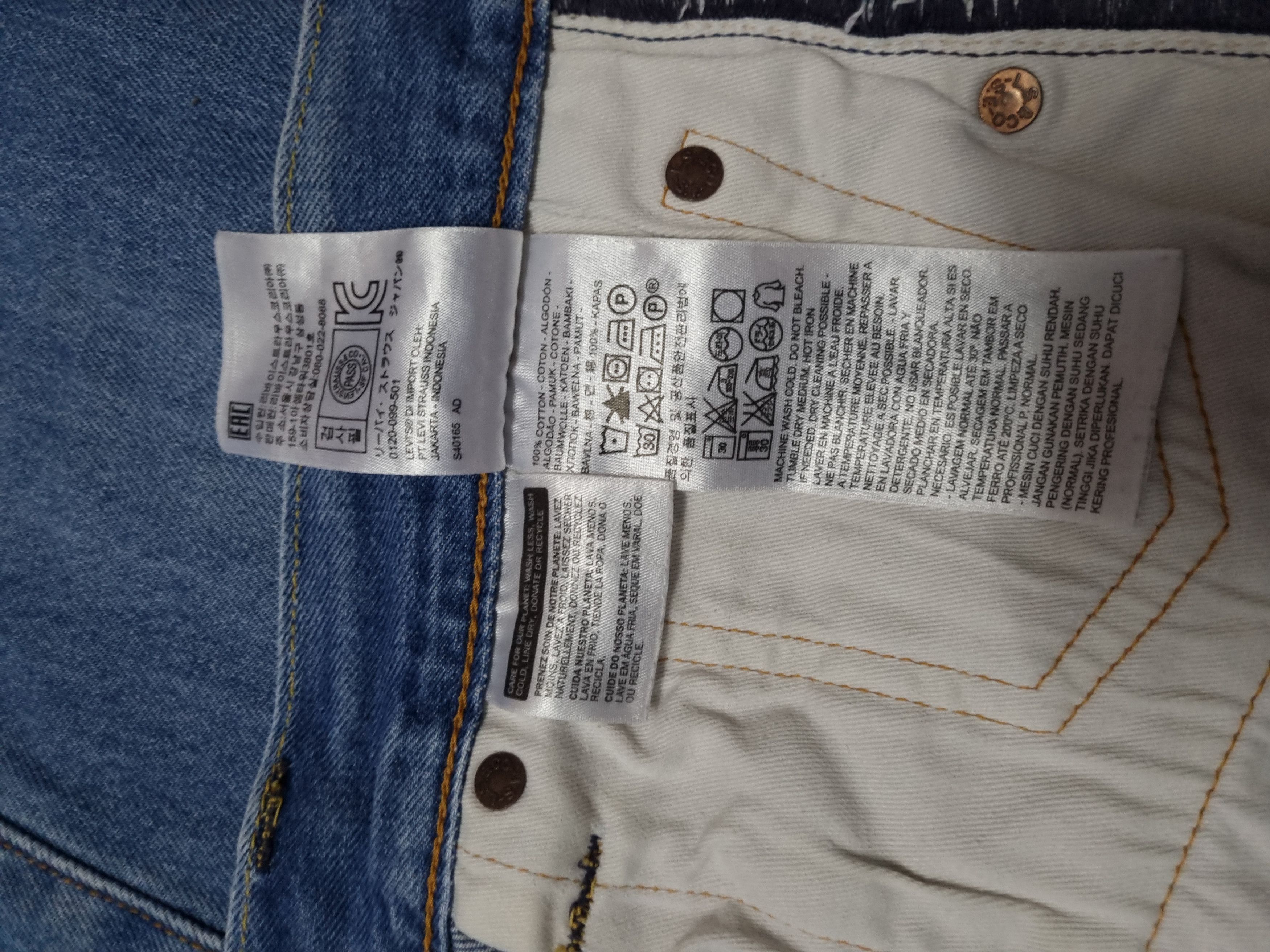 Levi's Levi's 501 CT Distressed x Streetwear Size US 34 / EU 50 - 13 Thumbnail