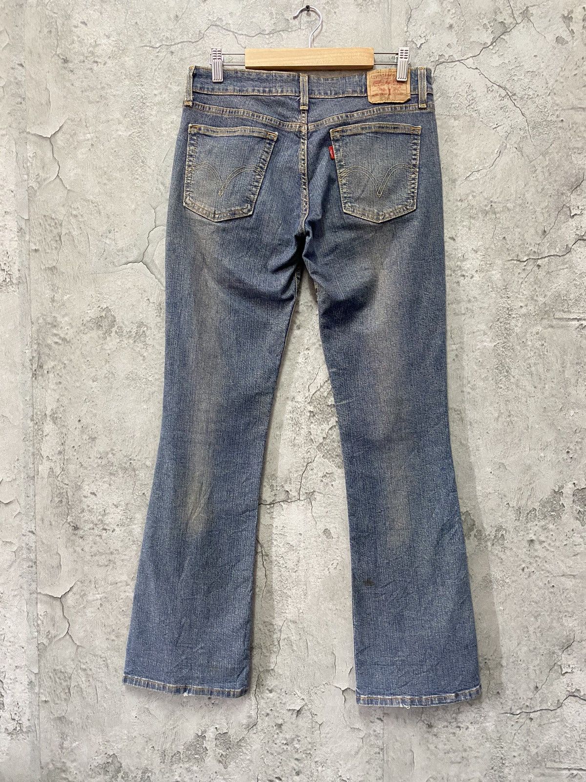 Levi's × Vintage Vintage Levis 518 Superlow Boot Cut Flared Denim Pants Size US 30 / EU 46 - 2 Thumbnail