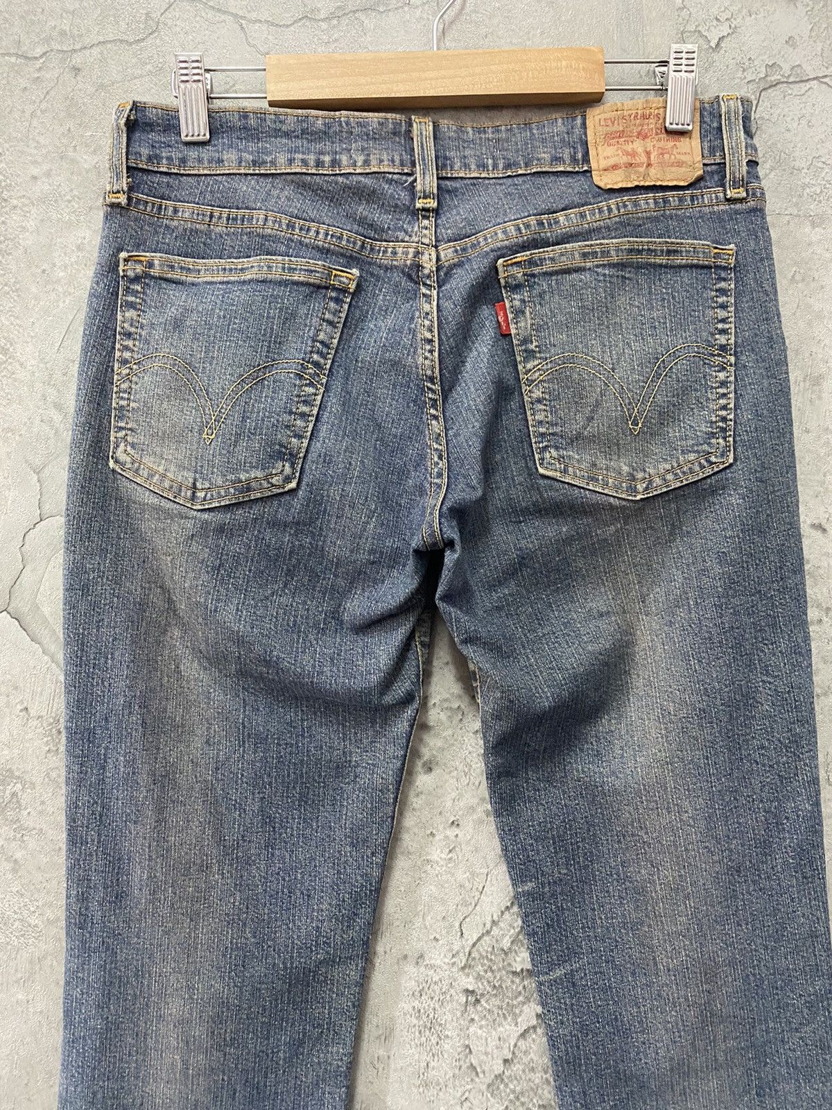 Levi's × Vintage Vintage Levis 518 Superlow Boot Cut Flared Denim Pants Size US 30 / EU 46 - 7 Thumbnail