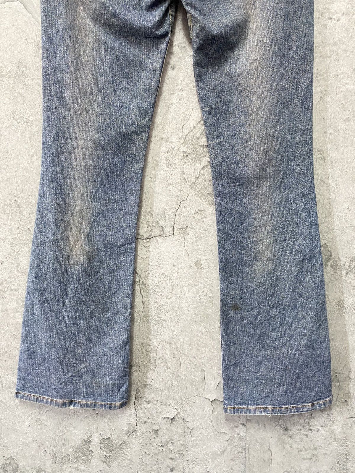 Levi's × Vintage Vintage Levis 518 Superlow Boot Cut Flared Denim Pants Size US 30 / EU 46 - 8 Thumbnail
