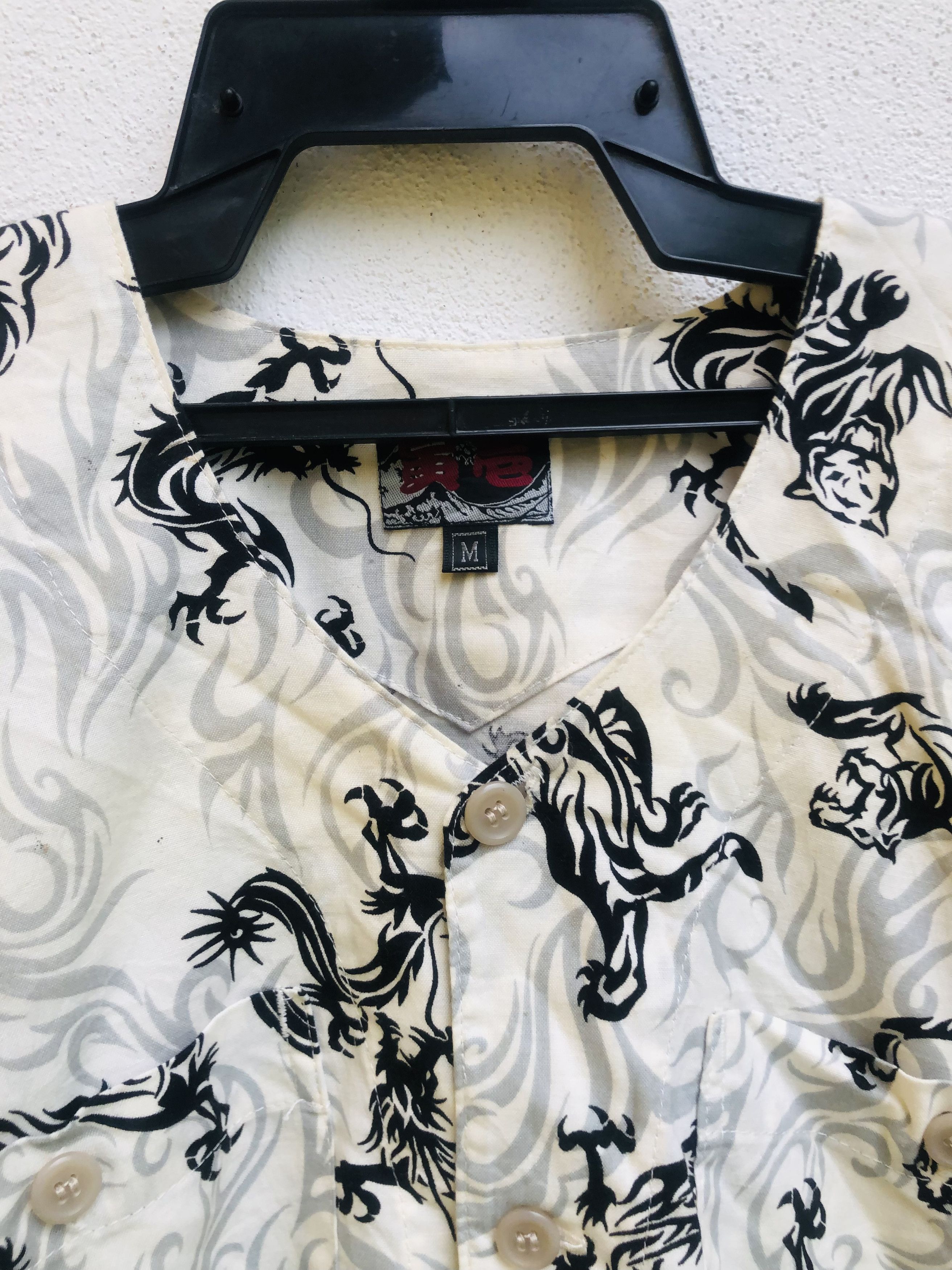 Japanese Brand Vintage Tiger Fight Dragon Designer Fashion Style Size US M / EU 48-50 / 2 - 6 Thumbnail