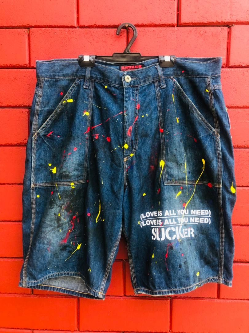 Japanese Brand × Vintage Vintage Politicion Dictator Designer Fashion Style Short Size US 35 - 1 Thumbnail