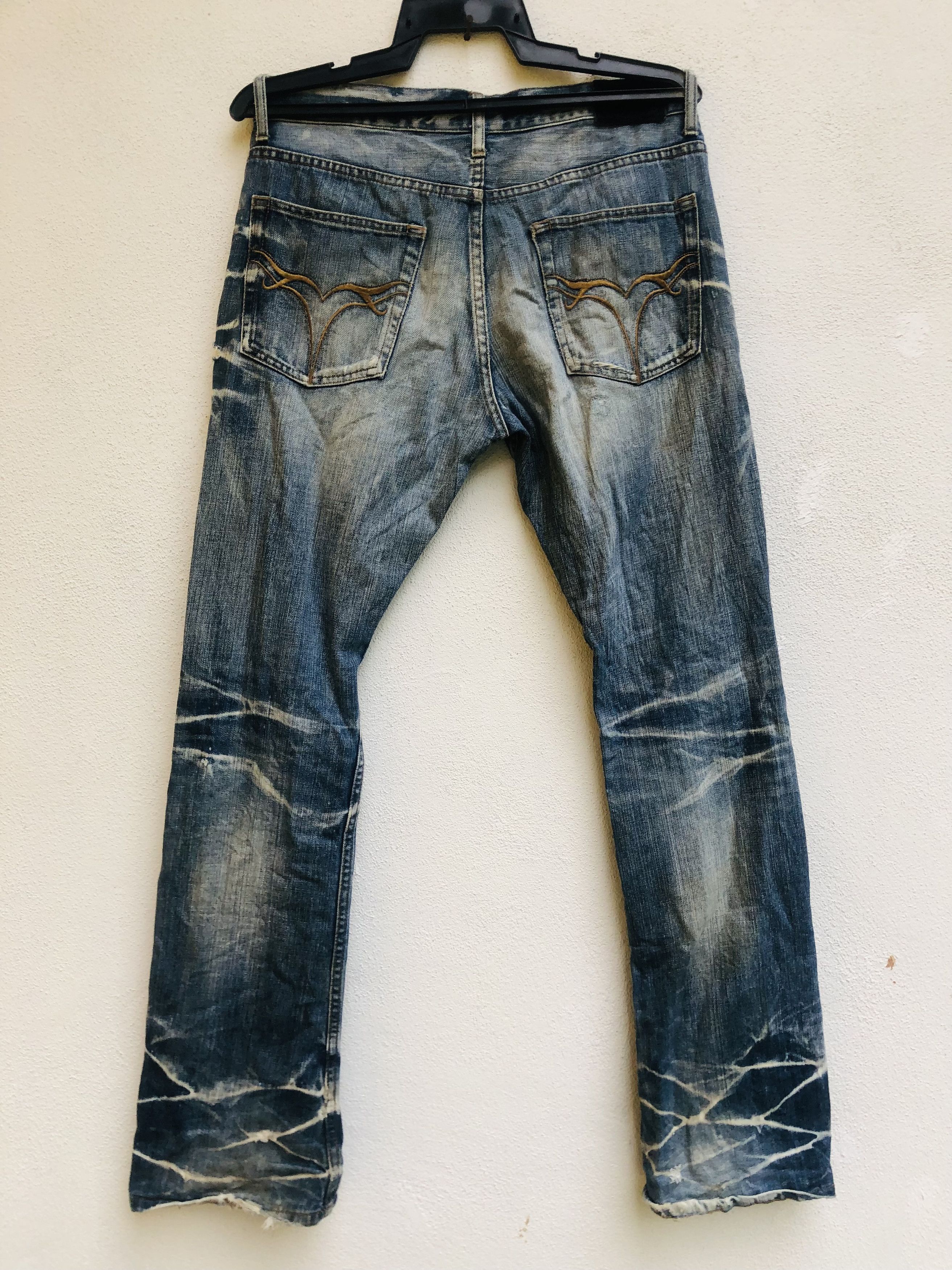 Japanese Brand × Vintage Vintage Jackrose Distressed Designed Fashion Style Size US 33 - 2 Thumbnail