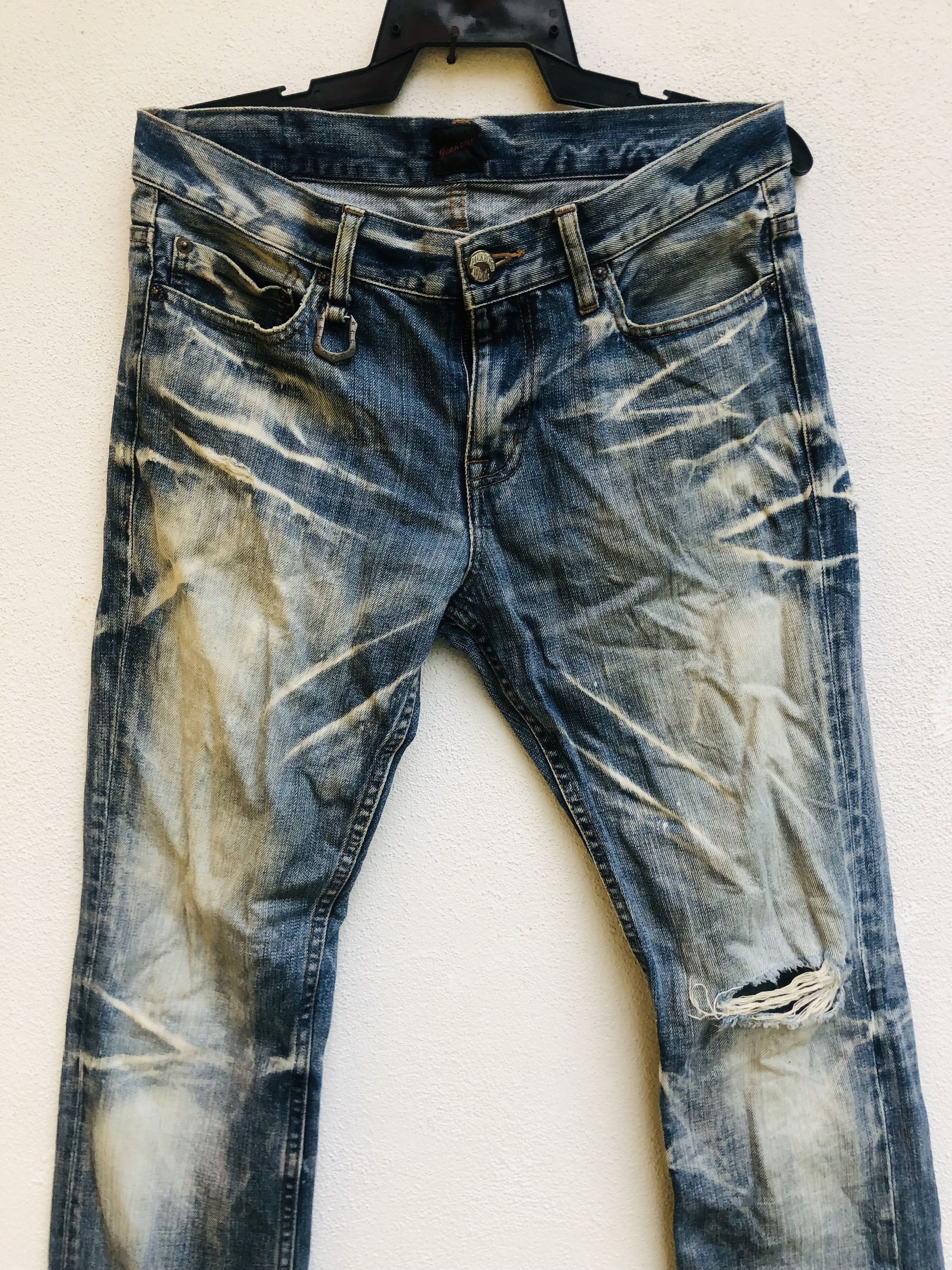 Japanese Brand × Vintage Vintage Jackrose Distressed Designed Fashion Style Size US 33 - 3 Thumbnail