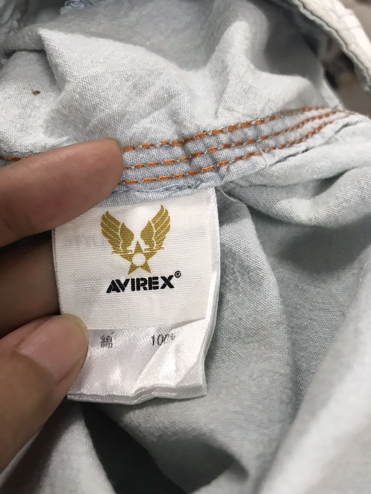 Avirex × Naval Clothing Factory Avirex Blue Jean Flannel Shirt Button Up Size US M / EU 48-50 / 2 - 11 Thumbnail