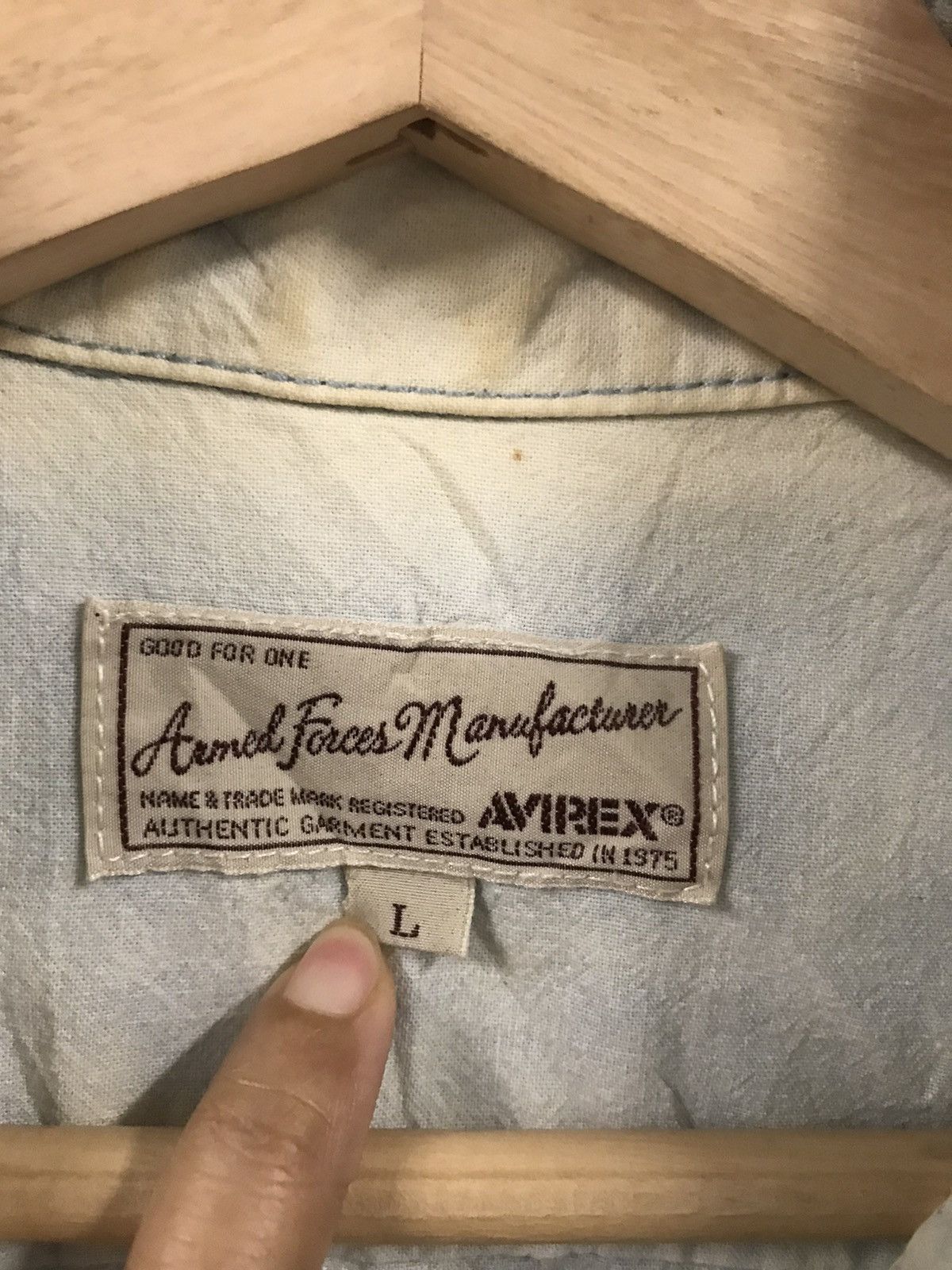 Avirex × Naval Clothing Factory Avirex Blue Jean Flannel Shirt Button Up Size US M / EU 48-50 / 2 - 10 Thumbnail