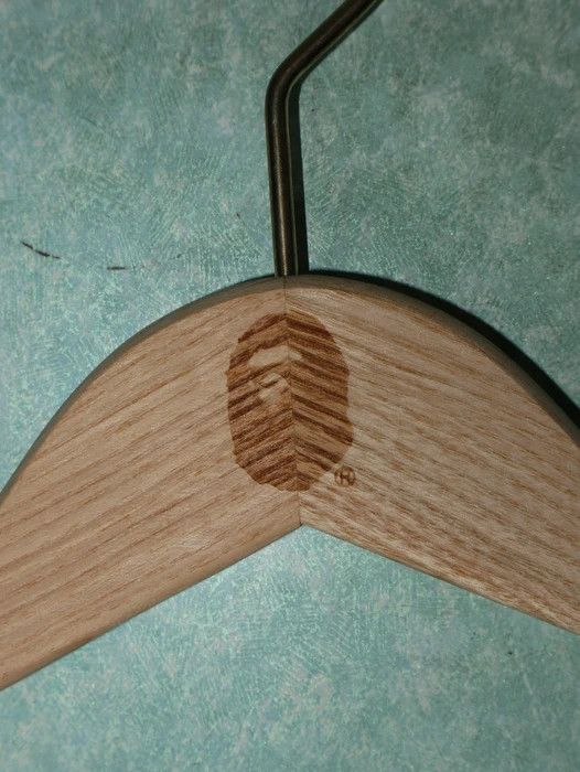 Bape Bape Ape Head-Branded Wooden Clothes Hanger Size ONE SIZE - 3 Thumbnail