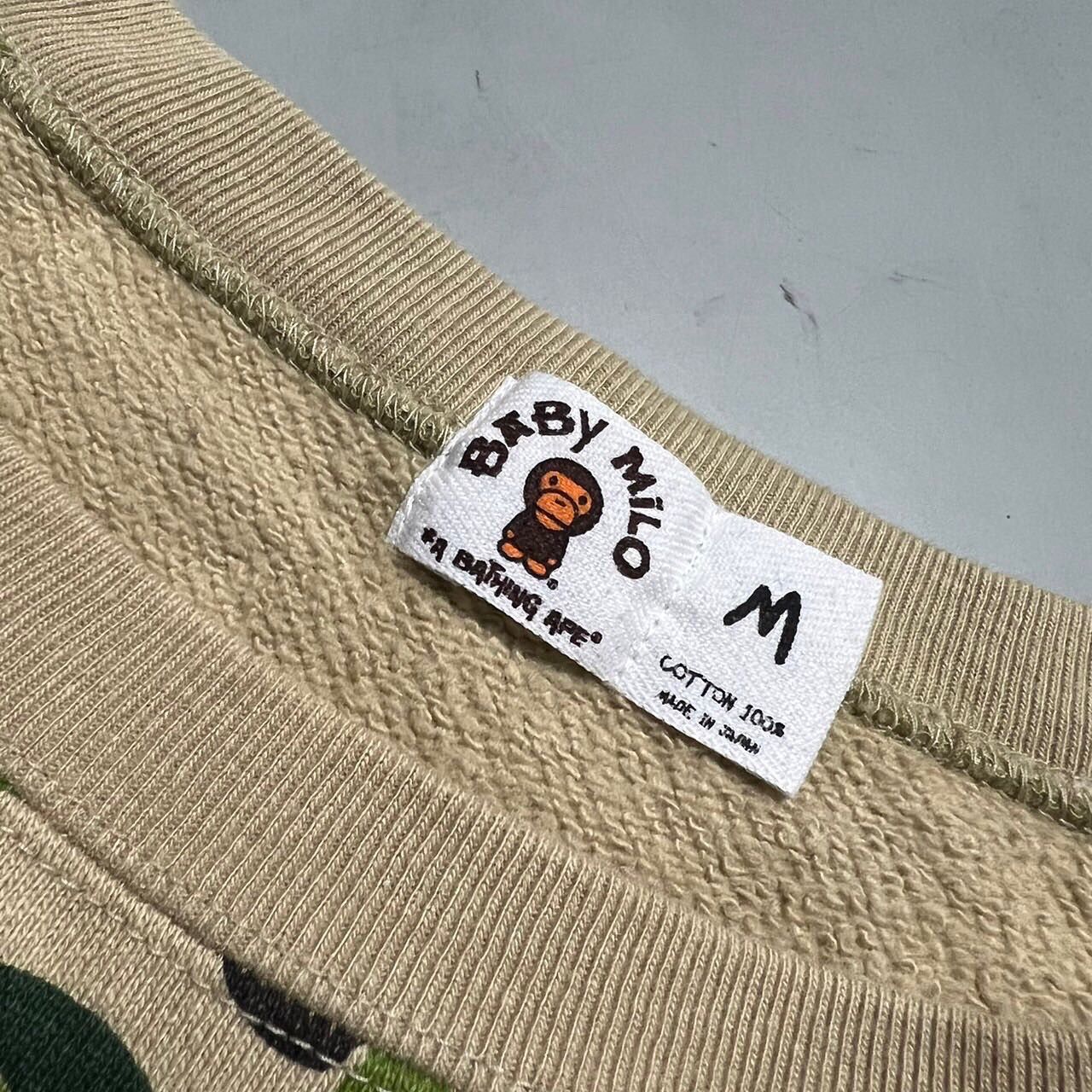 Bape BAPE Milo ABC camo crewneck sweat Size US M / EU 48-50 / 2 - 3 Thumbnail
