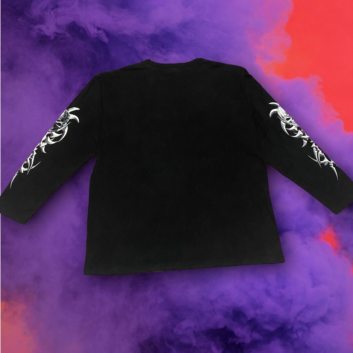 Band Tees Vintage Seben Zero One Skull Over Printed Long Sleeve Tees Size US XL / EU 56 / 4 - 5 Thumbnail