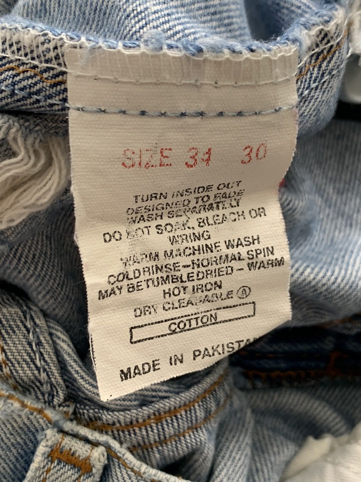 Levi's Vintage Levis 504 Distressed Denim Jeans Size US 34 / EU 50 - 10 Thumbnail