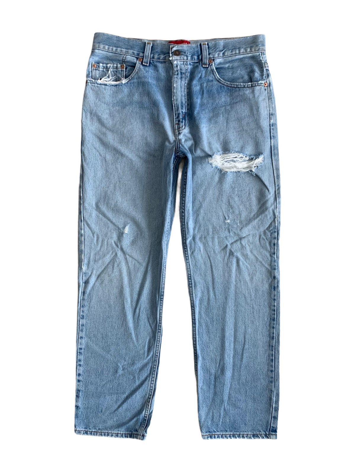 Levi's Vintage Levis 504 Distressed Denim Jeans Size US 34 / EU 50 - 1 Thumbnail