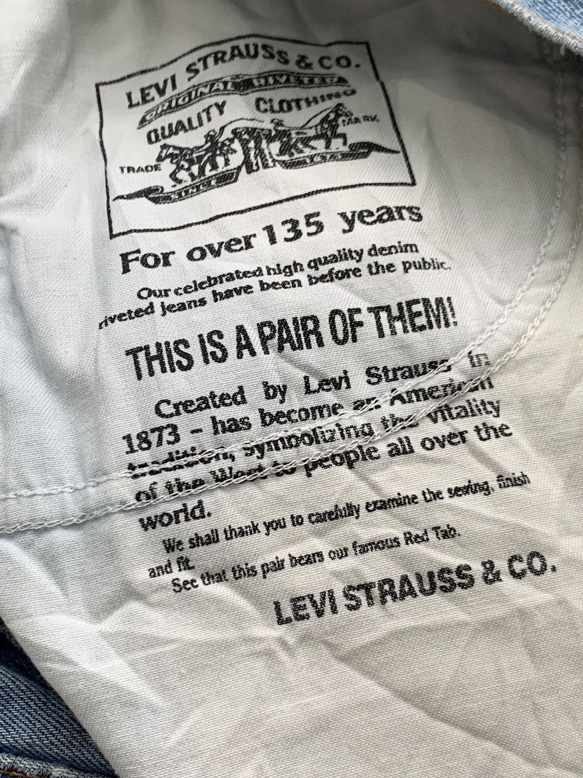 Levi's Vintage Levis 504 Distressed Denim Jeans Size US 34 / EU 50 - 9 Thumbnail