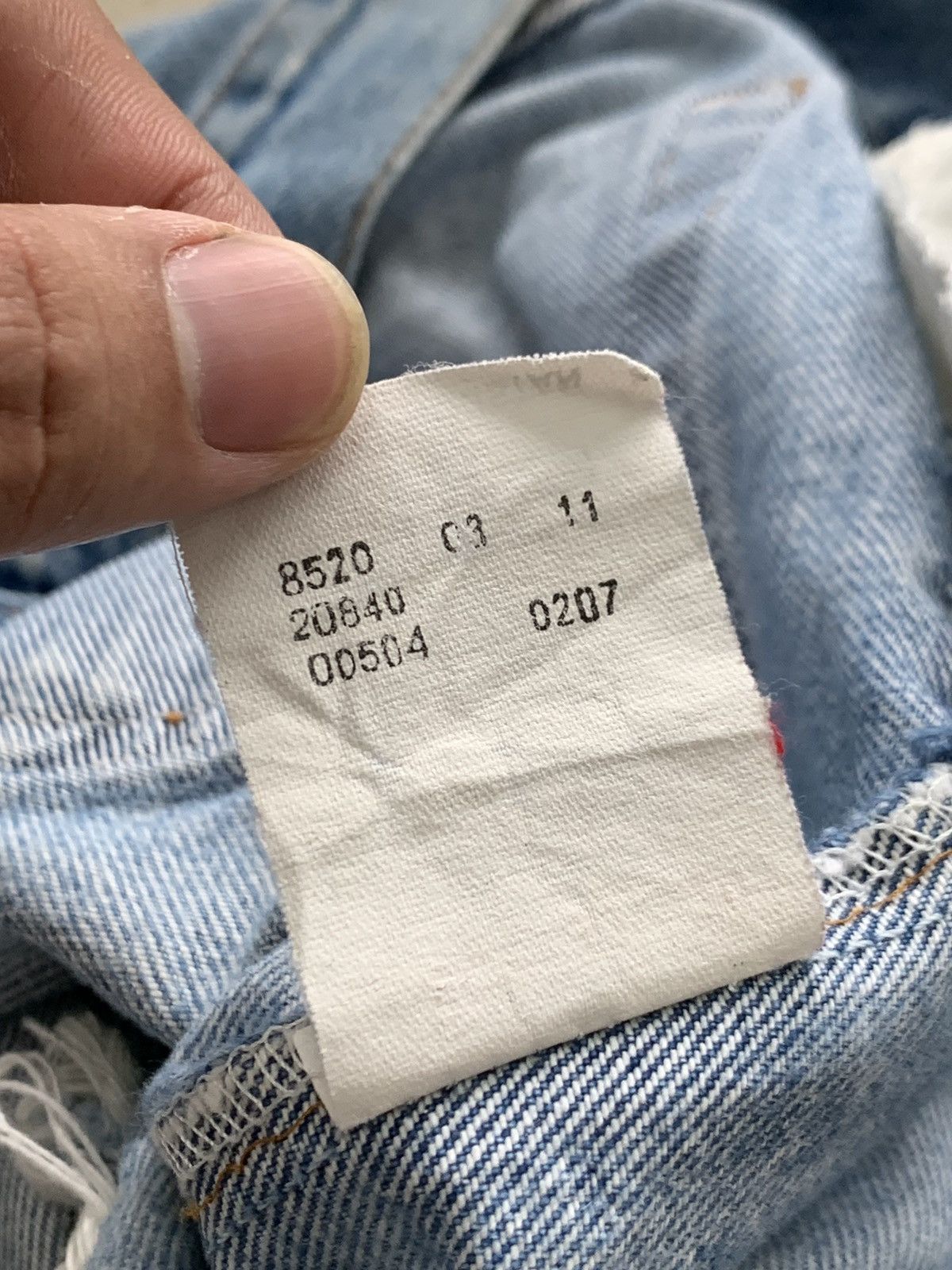 Levi's Vintage Levis 504 Distressed Denim Jeans Size US 34 / EU 50 - 11 Thumbnail