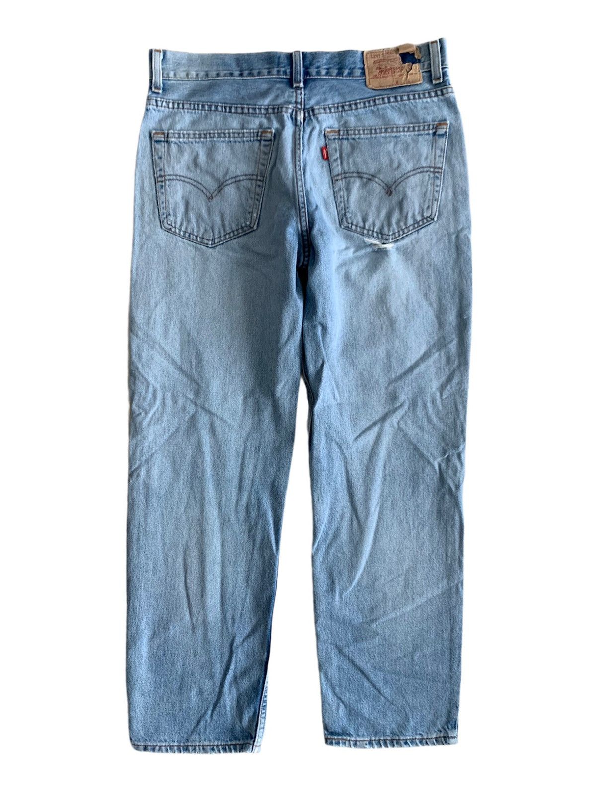 Levi's Vintage Levis 504 Distressed Denim Jeans Size US 34 / EU 50 - 2 Thumbnail