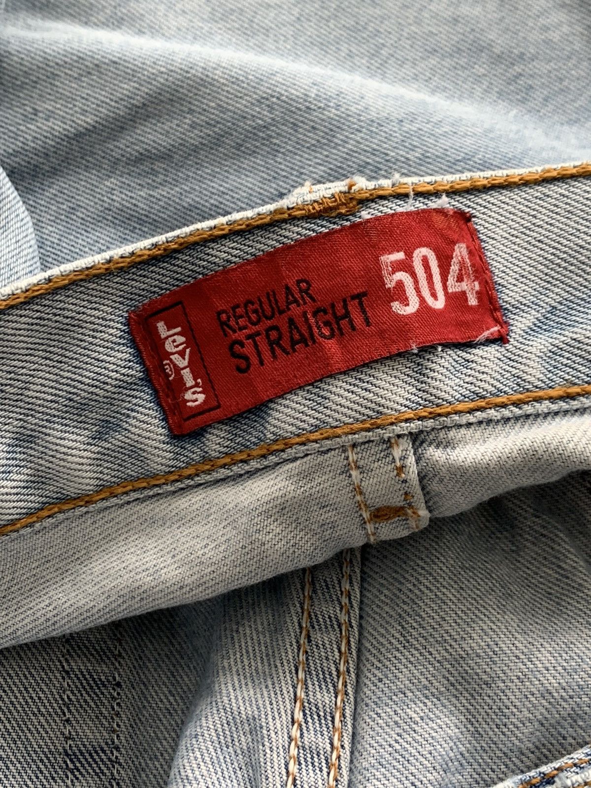 Levi's Vintage Levis 504 Distressed Denim Jeans Size US 34 / EU 50 - 7 Thumbnail