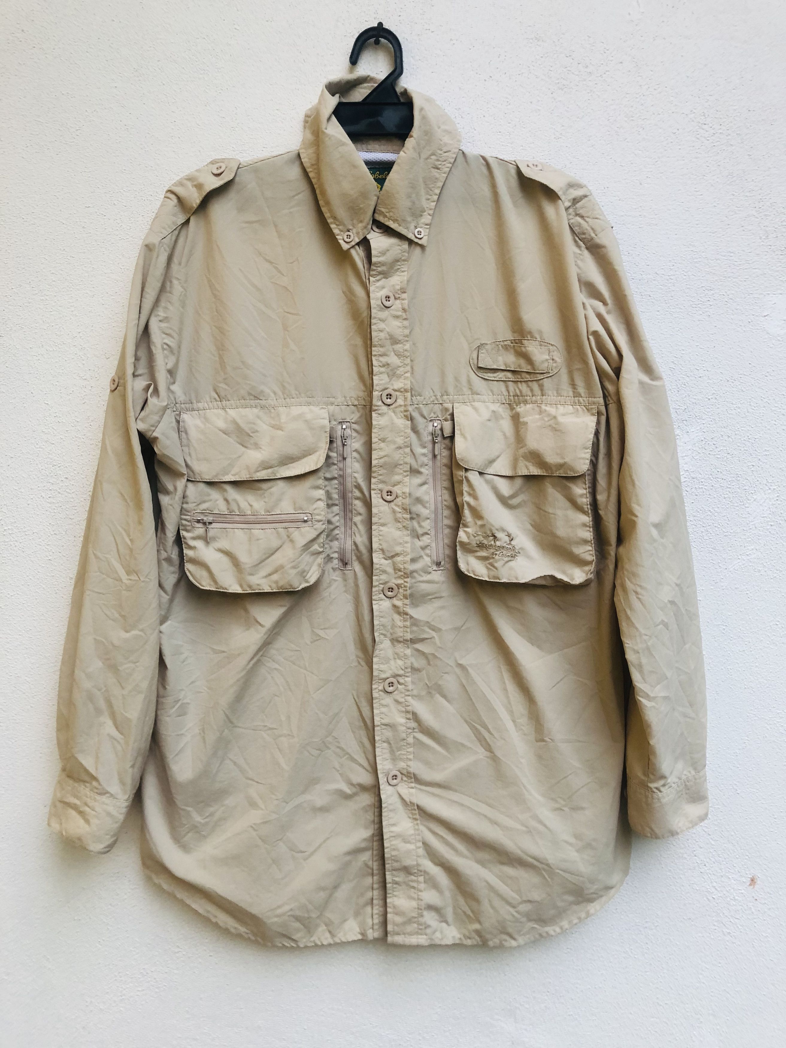 Cabelas × Japanese Brand × Vintage Cabelas Fishing Big Pocket Designer Fashion Style Size US L / EU 52-54 / 3 - 1 Thumbnail