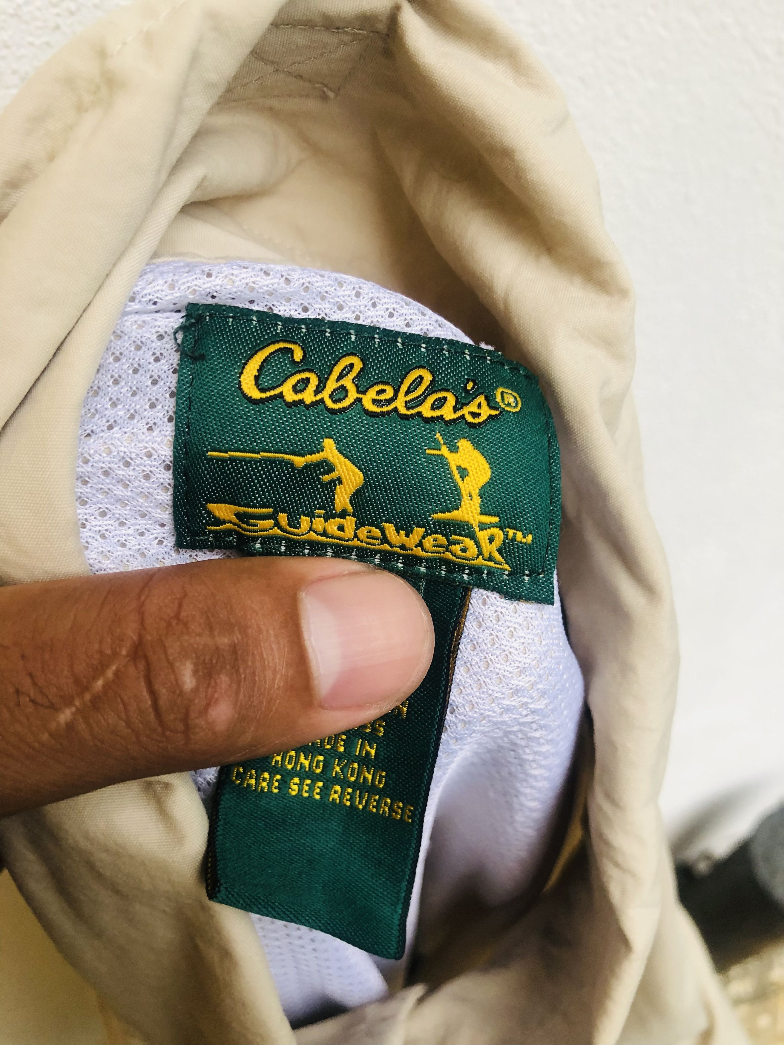 Cabelas × Japanese Brand × Vintage Cabelas Fishing Big Pocket Designer Fashion Style Size US L / EU 52-54 / 3 - 11 Thumbnail