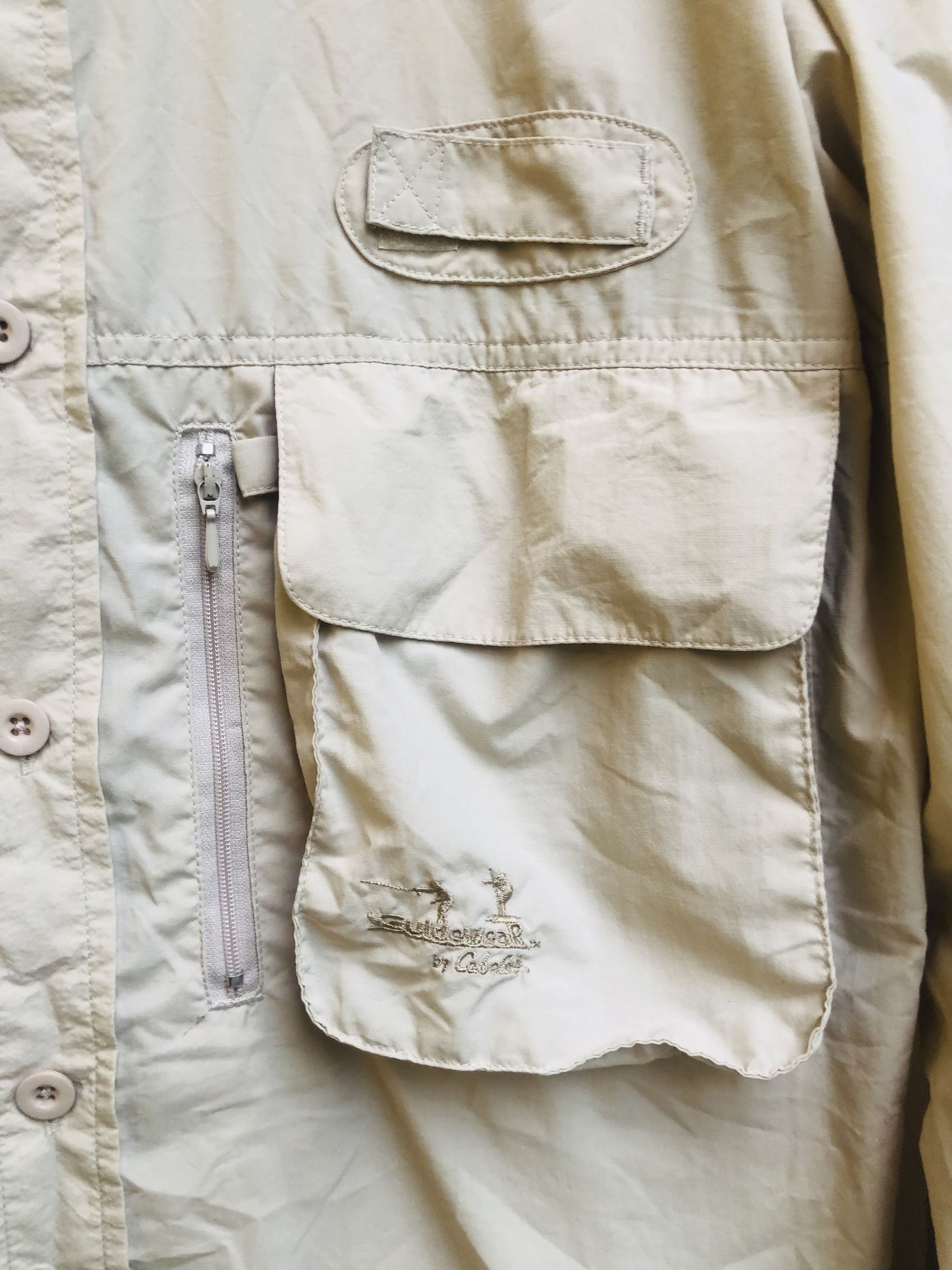 Cabelas × Japanese Brand × Vintage Cabelas Fishing Big Pocket Designer Fashion Style Size US L / EU 52-54 / 3 - 6 Thumbnail