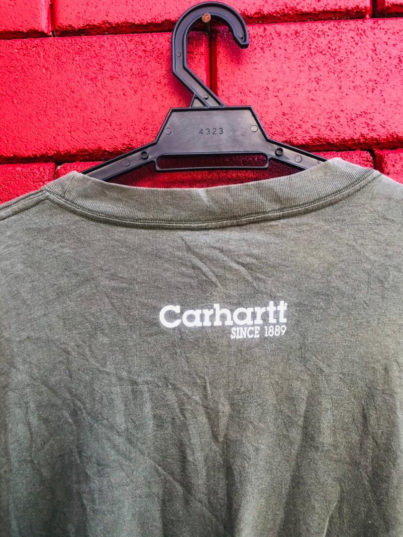 Carhartt × Japanese Brand × Vintage Vintage Carhatt Long Sleeve Streetwear Fashion Style Size US XL / EU 56 / 4 - 5 Thumbnail