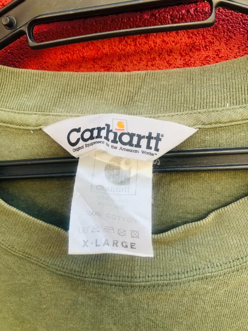 Carhartt × Japanese Brand × Vintage Vintage Carhatt Long Sleeve Streetwear Fashion Style Size US XL / EU 56 / 4 - 6 Thumbnail