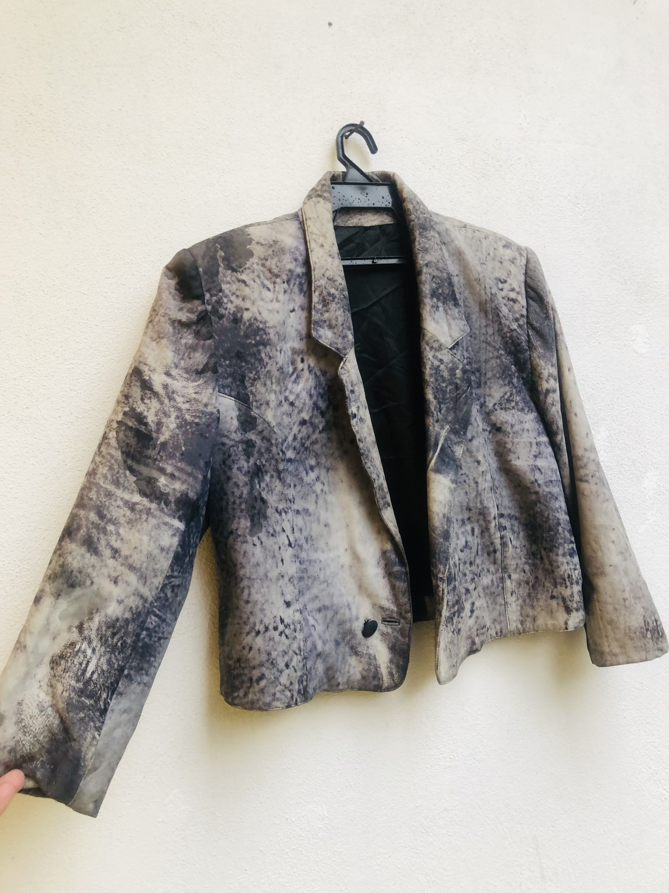 Japanese Brand × Vintage Vintage Political Leather Jacket Designed Fashion Style Size US M / EU 48-50 / 2 - 4 Thumbnail