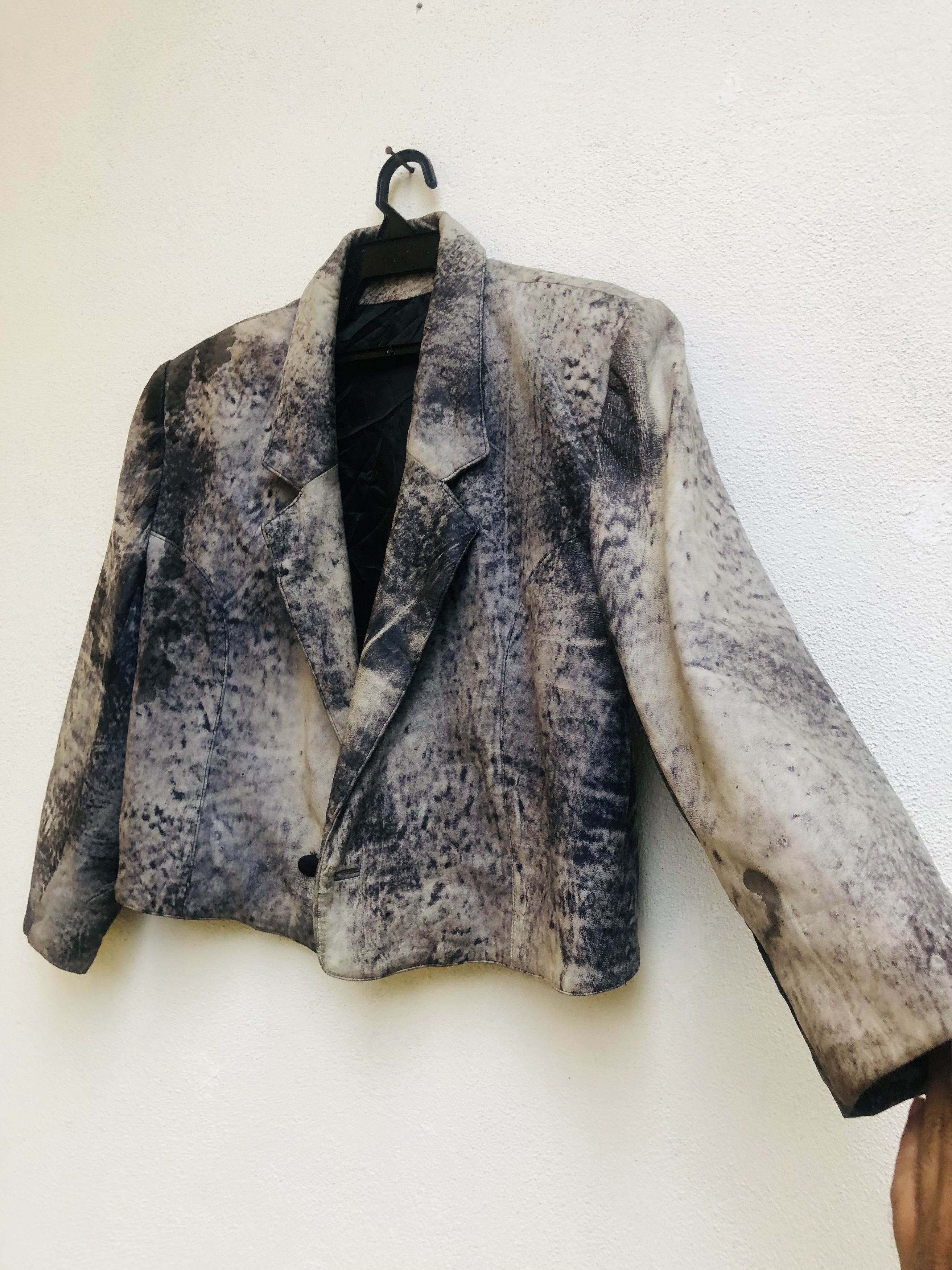 Japanese Brand × Vintage Vintage Political Leather Jacket Designed Fashion Style Size US M / EU 48-50 / 2 - 5 Thumbnail