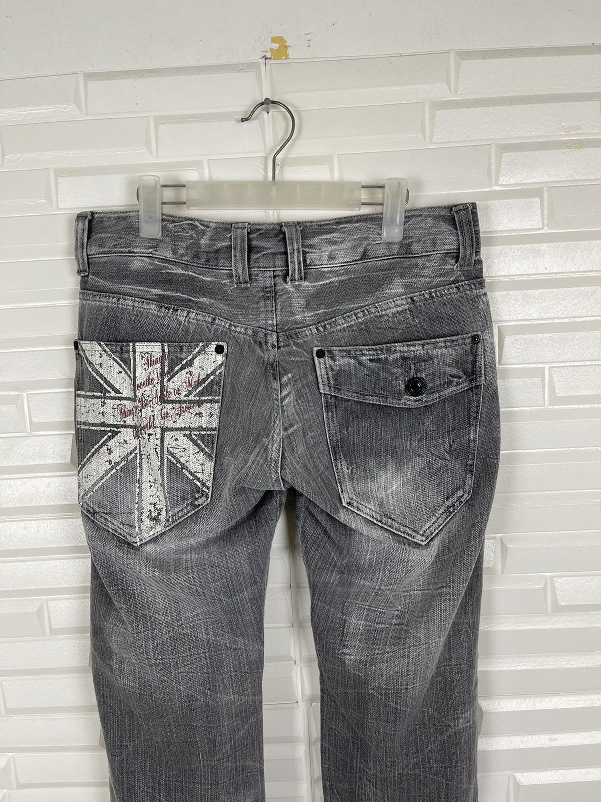 Japanese Brand Vintage Distressed Denim Genuine Wild Jeans Size US 33 - 4 Thumbnail