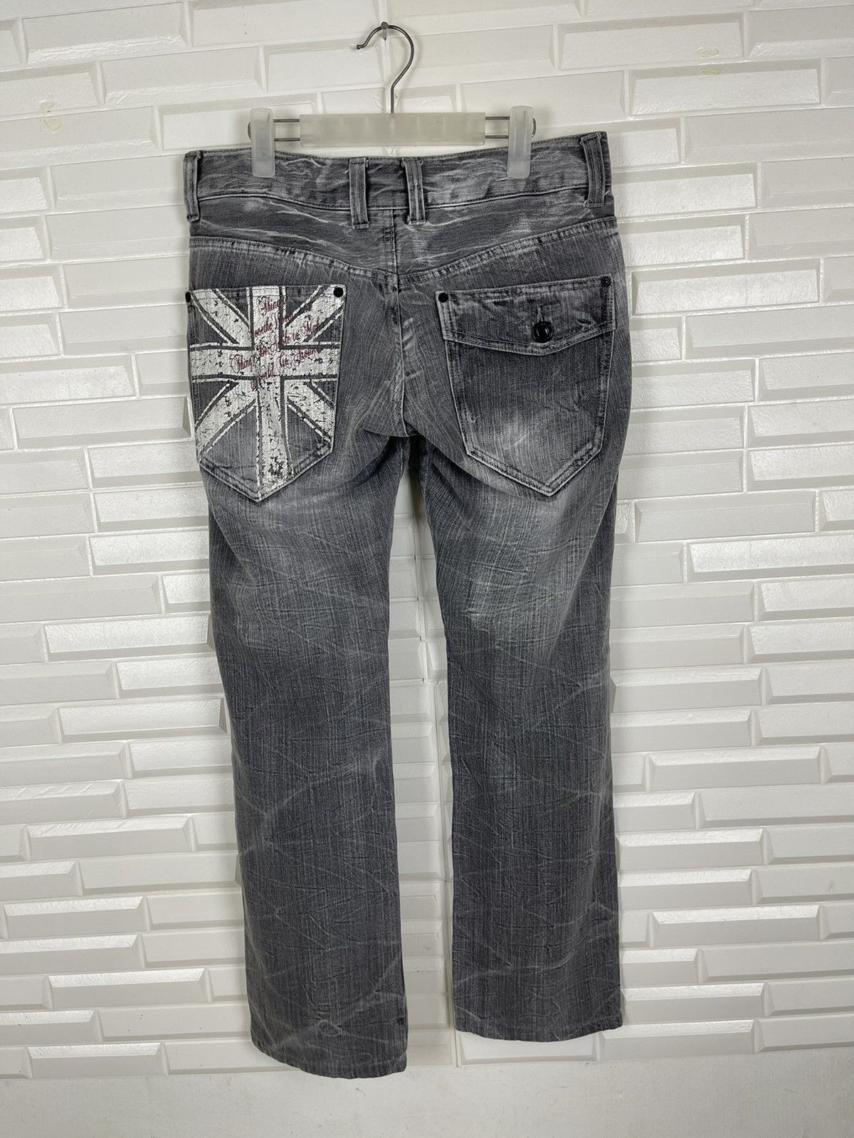 Japanese Brand Vintage Distressed Denim Genuine Wild Jeans Size US 33 - 3 Thumbnail