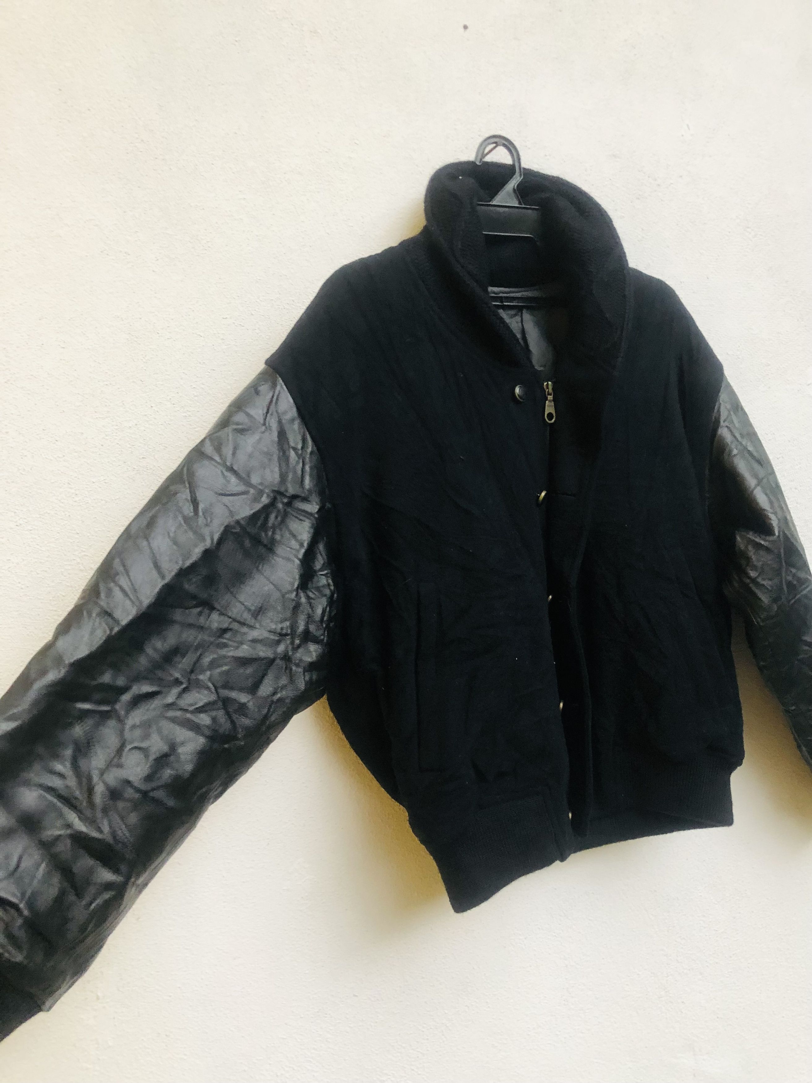 Japanese Brand × Vintage Vintage Bjorn Borg Semi Leather Jacket Fashion Style Size US L / EU 52-54 / 3 - 4 Thumbnail