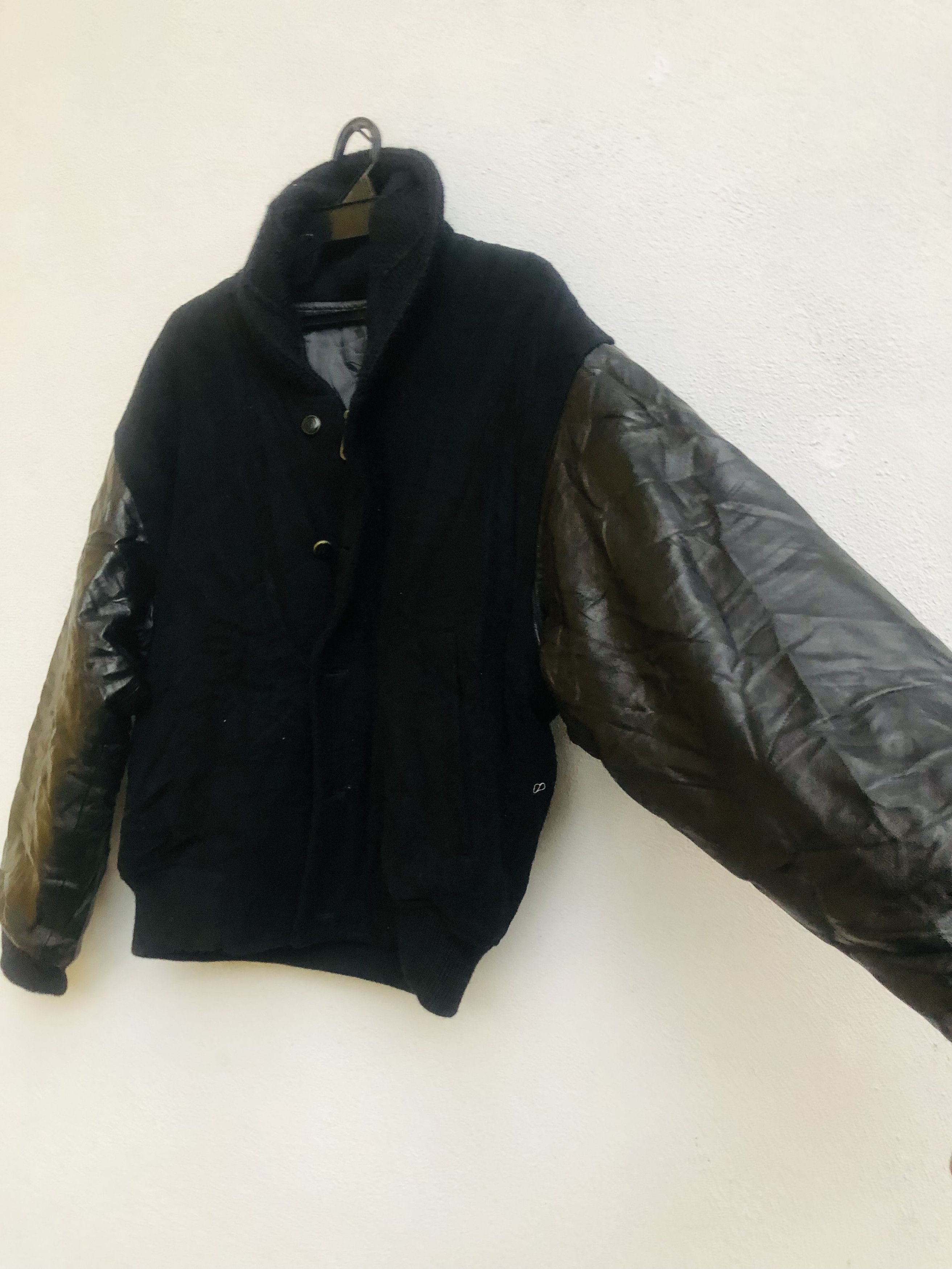 Japanese Brand × Vintage Vintage Bjorn Borg Semi Leather Jacket Fashion Style Size US L / EU 52-54 / 3 - 8 Thumbnail